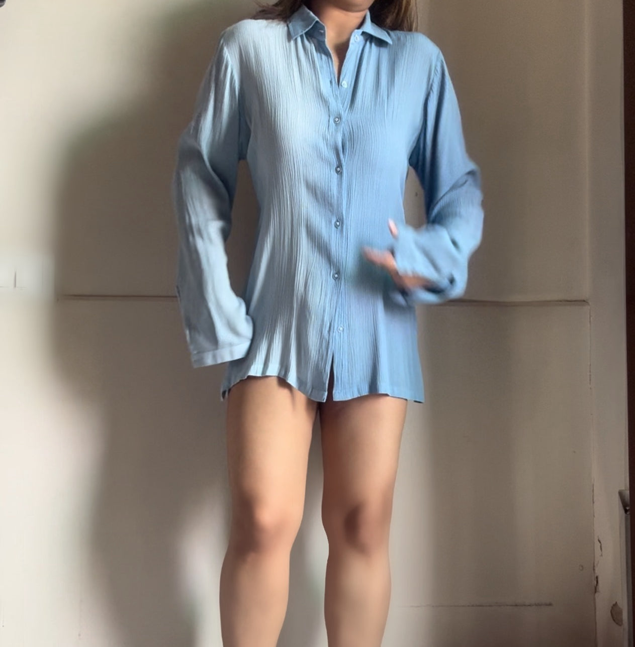 The Aura Shirt : Light Blue Ombré