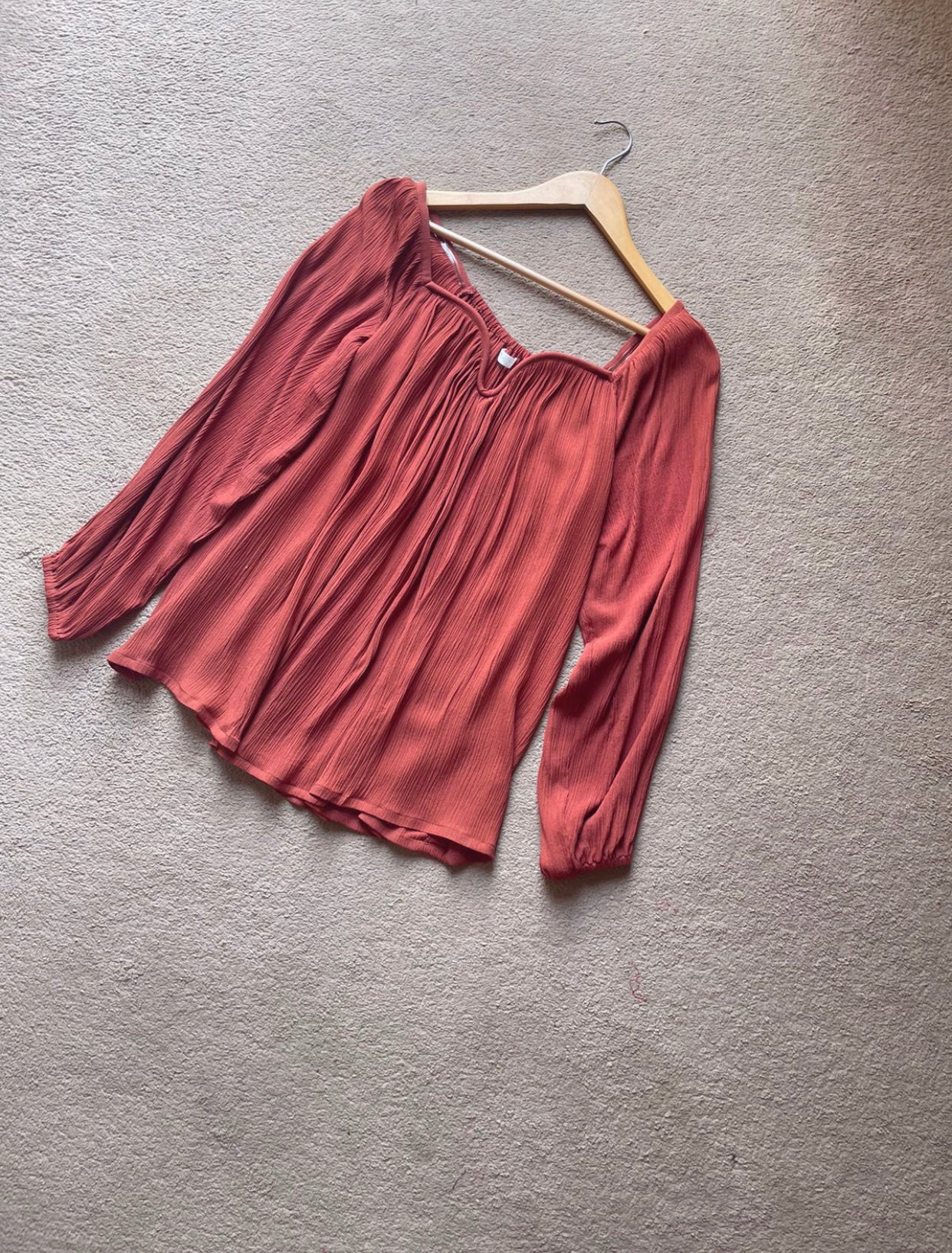The ValentinaTop : Burnt Orange