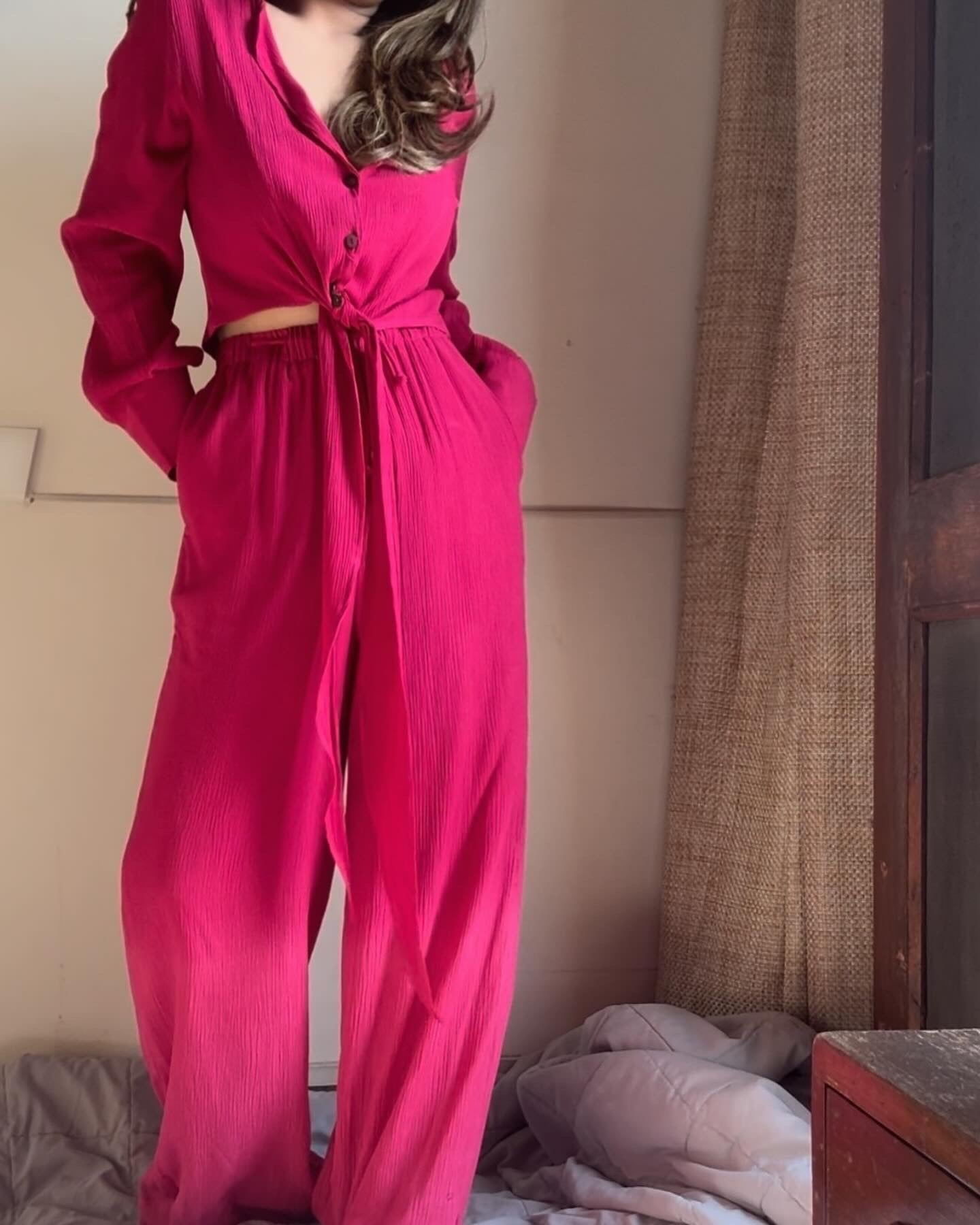 The Palms Eve  Set : Fuchsia Ombré