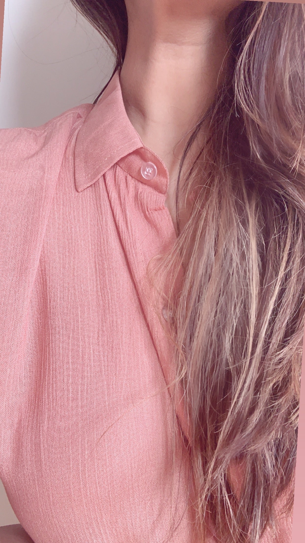 SALMON SAND SHIRT