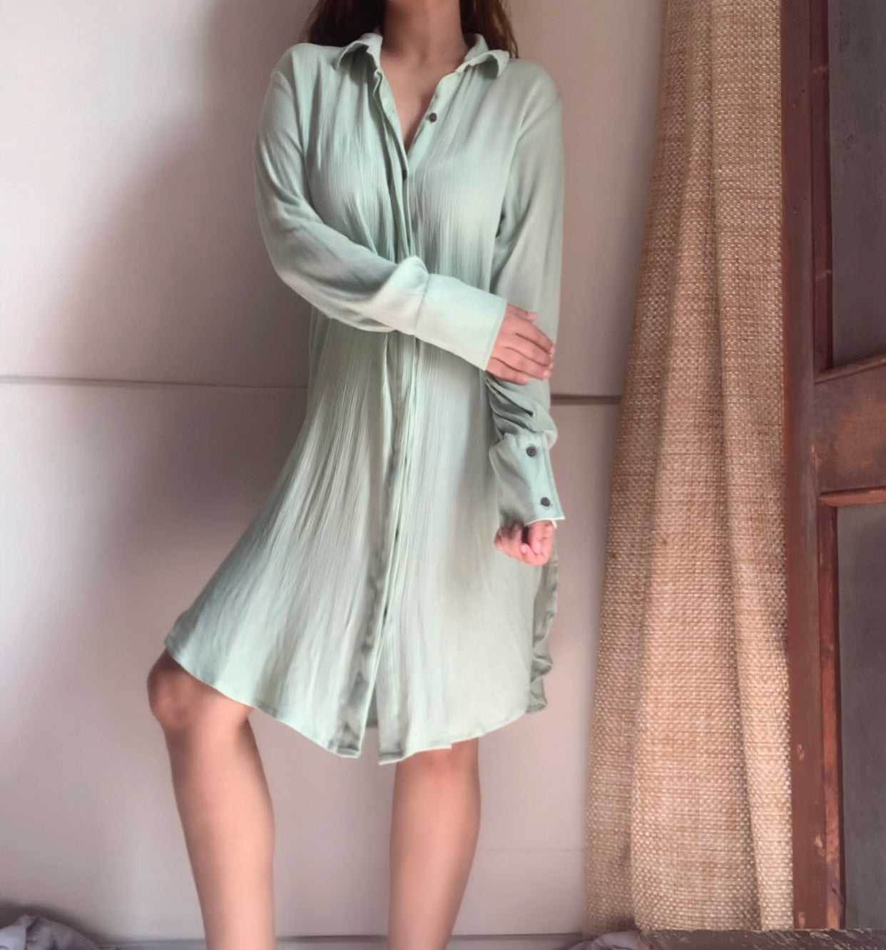 The Flare Star Shirt :  Pistachio