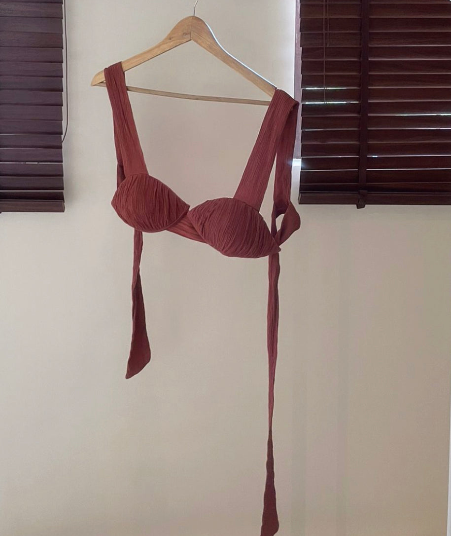 The Sand Set + The Shell Bralette : Mars