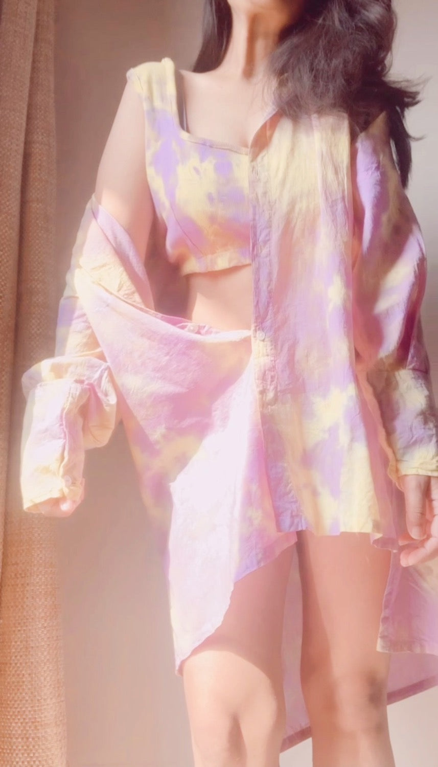 ASTER SHIRT WITH BRALETTE