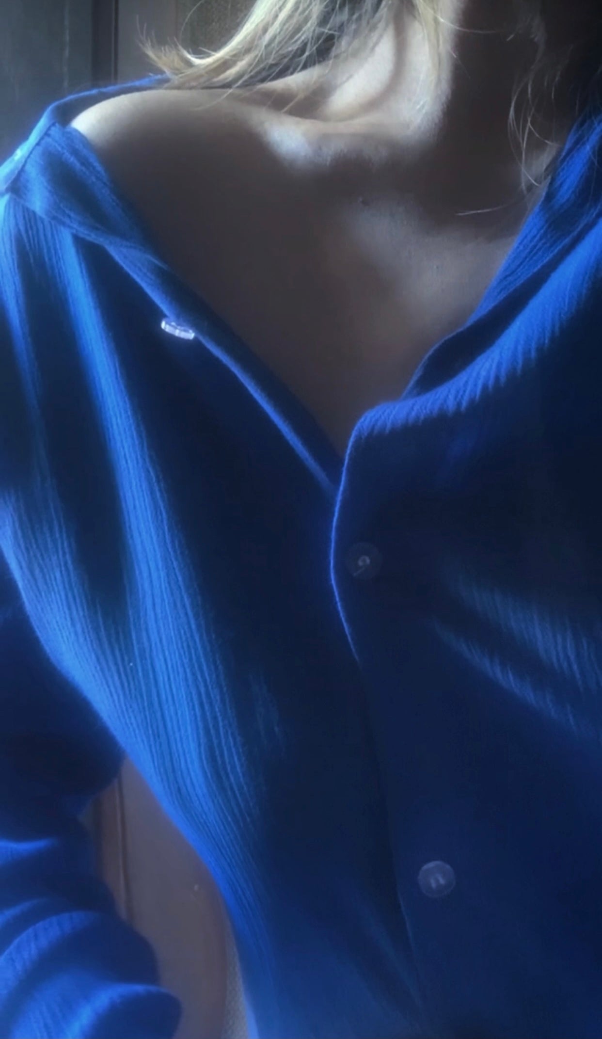ELECTRIC BLUE SAND SHIRT
