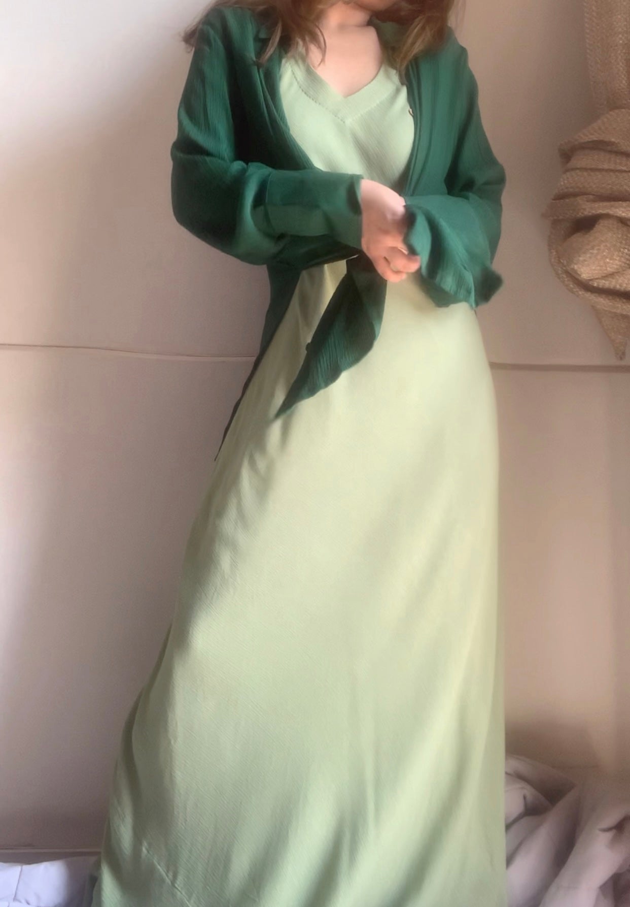 THE POLLY : Forest Green & Sage Green