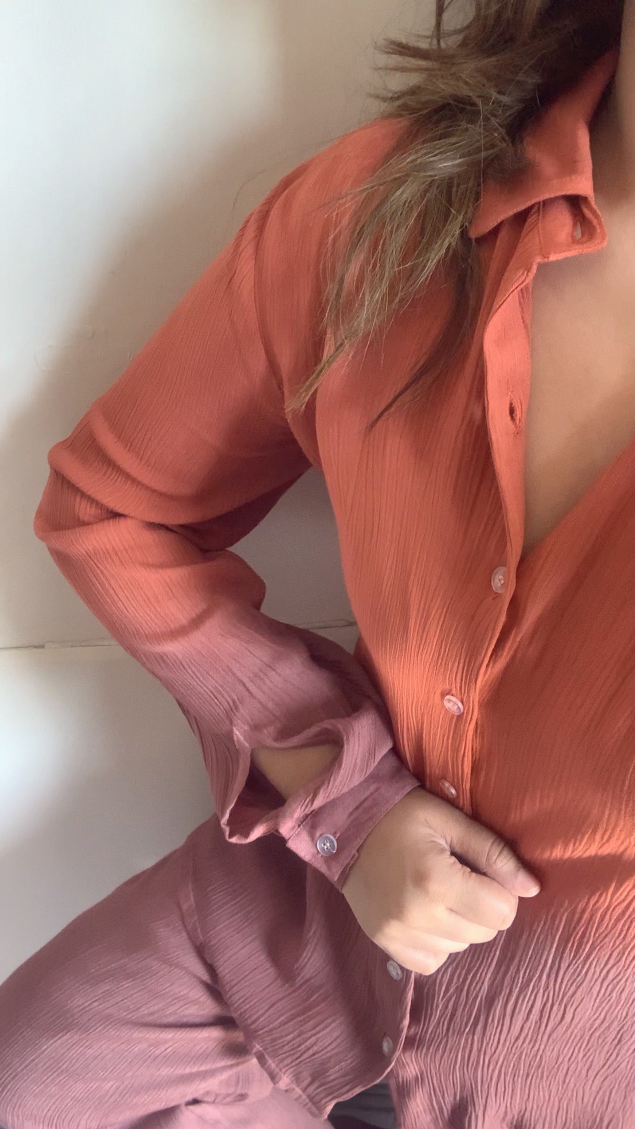 The Sand Set :  Orange And Brown Ombré