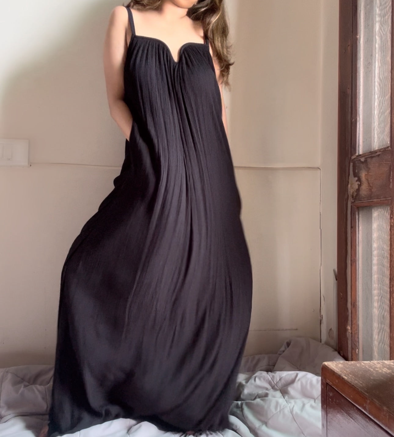 The Scallop Maxi :  Black