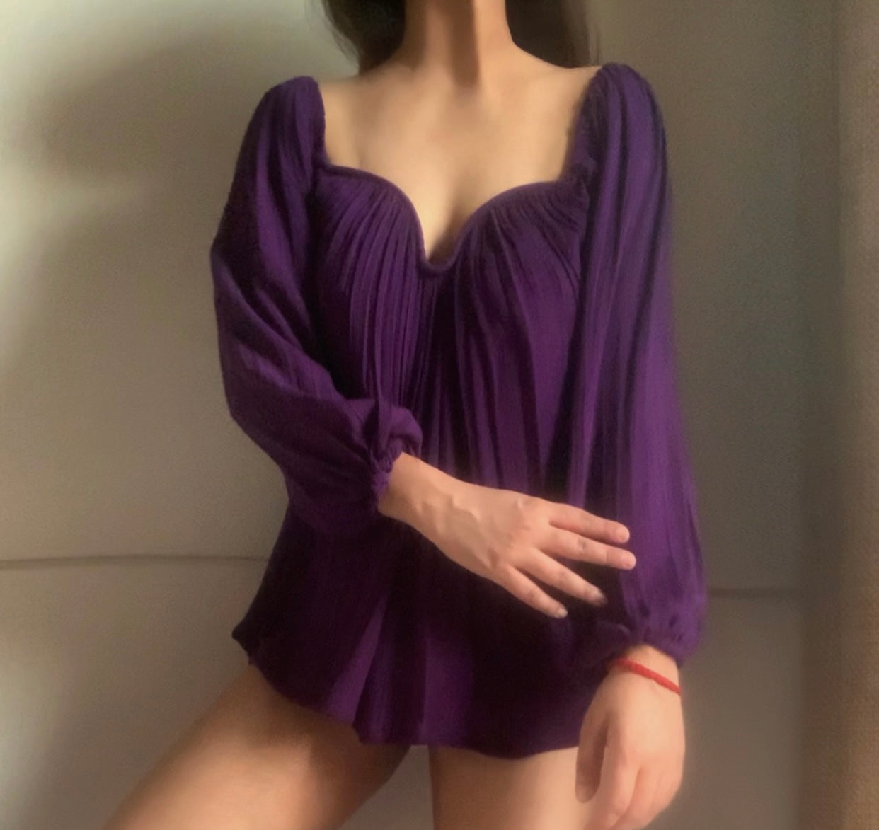 The Valentina Top : Purple