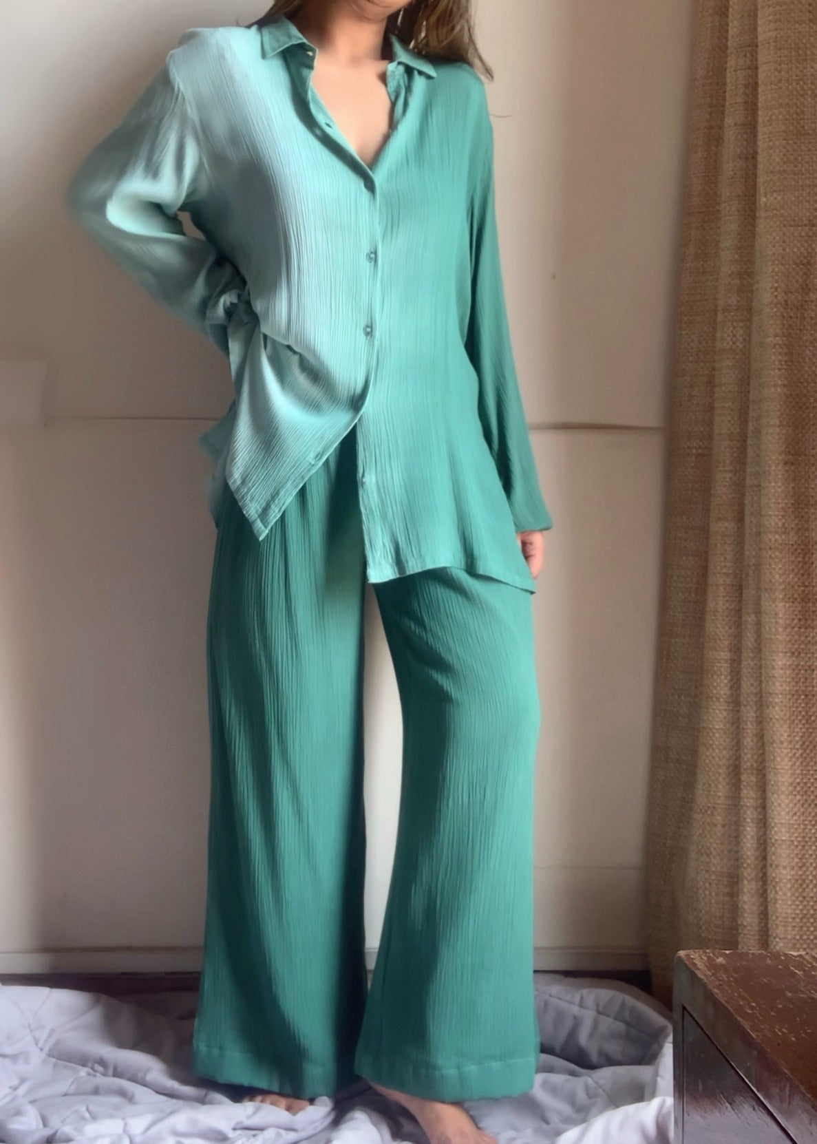 The Aura Set : Teal And Sea Green Ombré