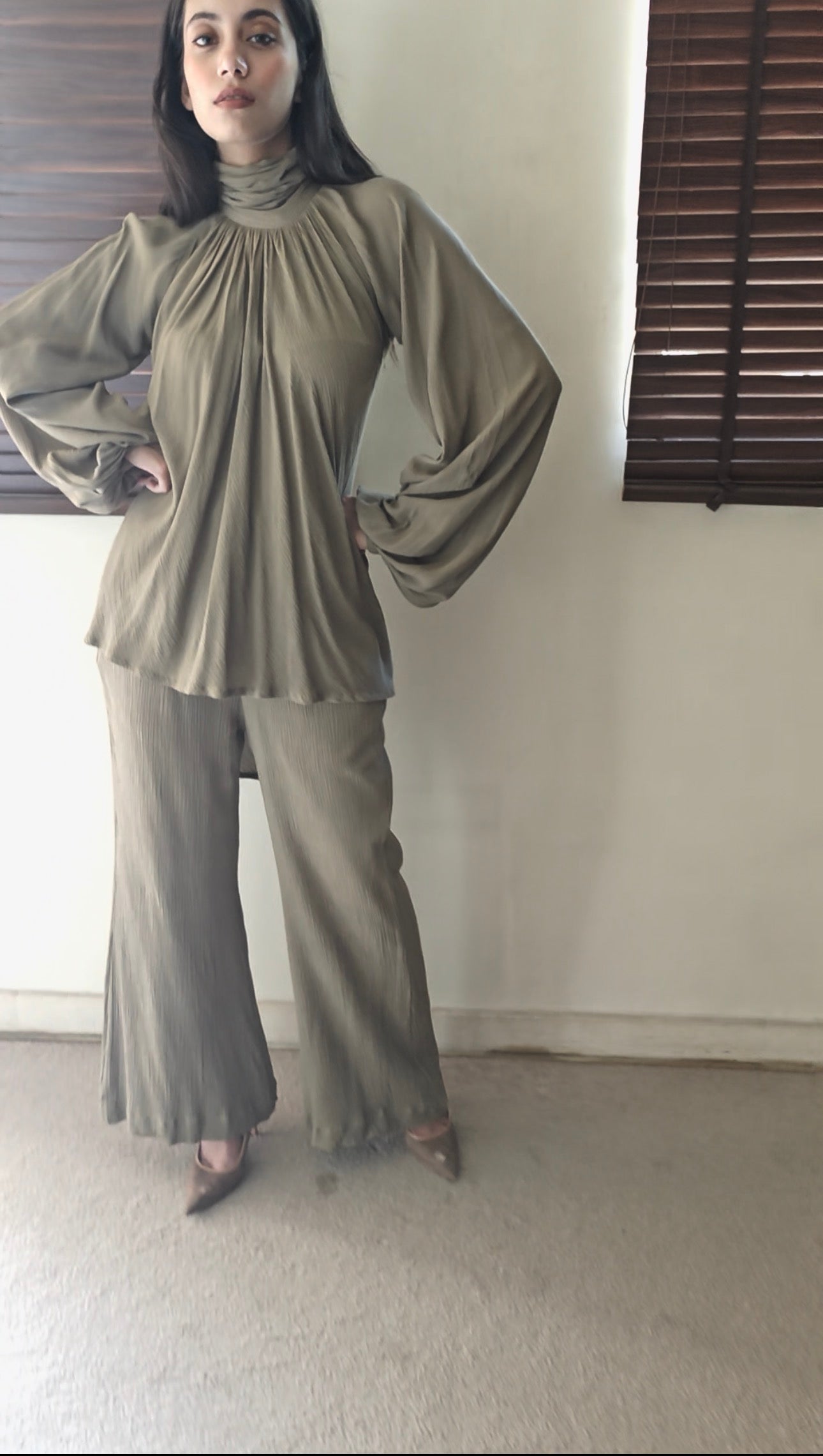 The Dune Swirl Set : Dark Beige Ombre