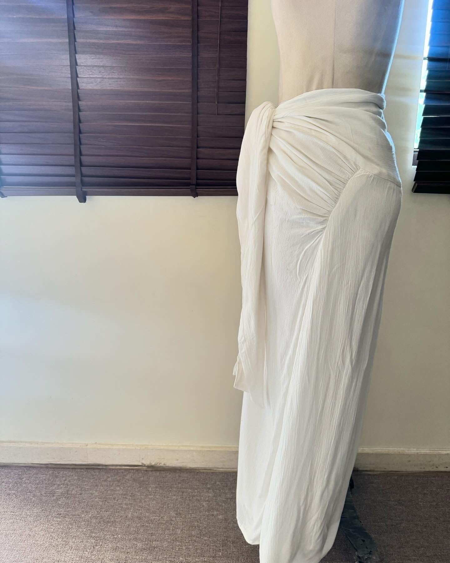Eden Sarong Skirt : White