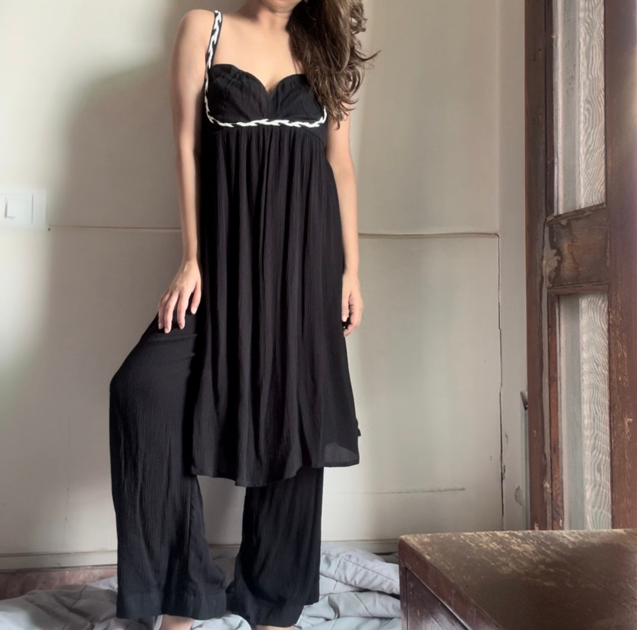 The Ariana Long Set : Black