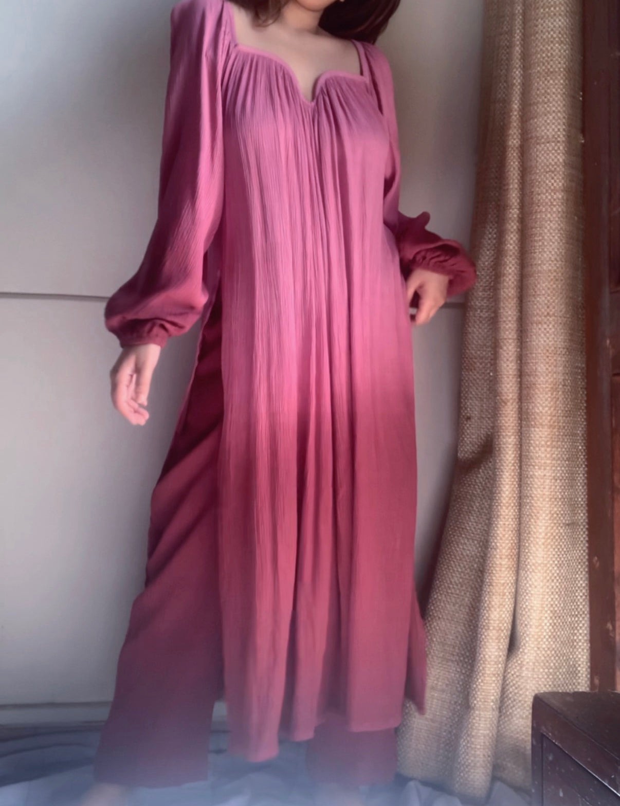 The Valentina Festive Set :  Pink And Brown Ombré