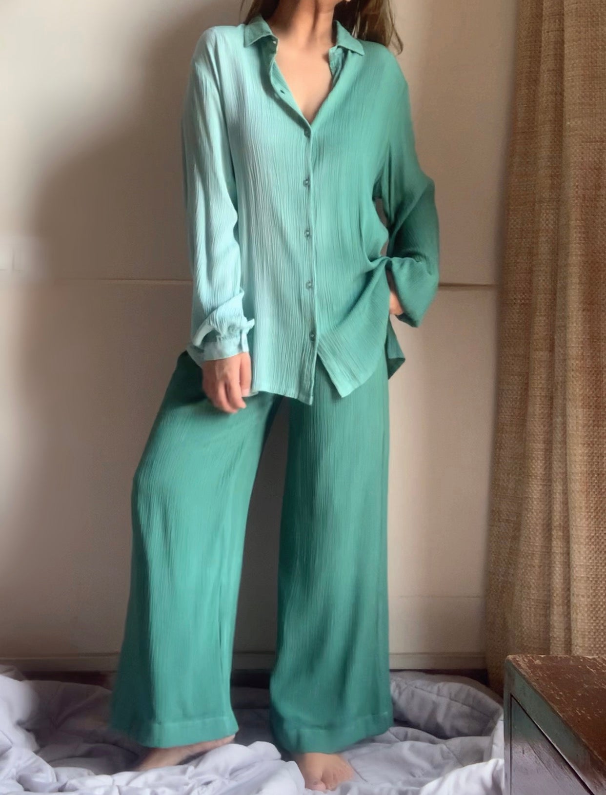 The Aura Set : Teal And Sea Green Ombré