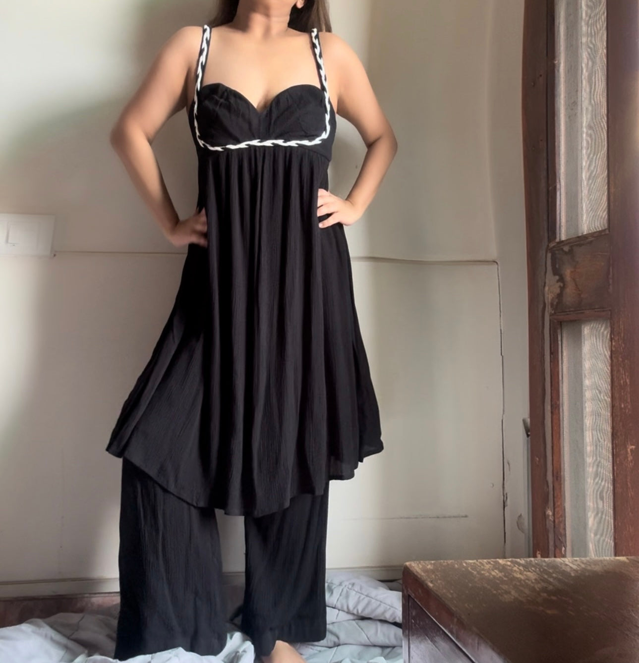 The Ariana Long Set : Black