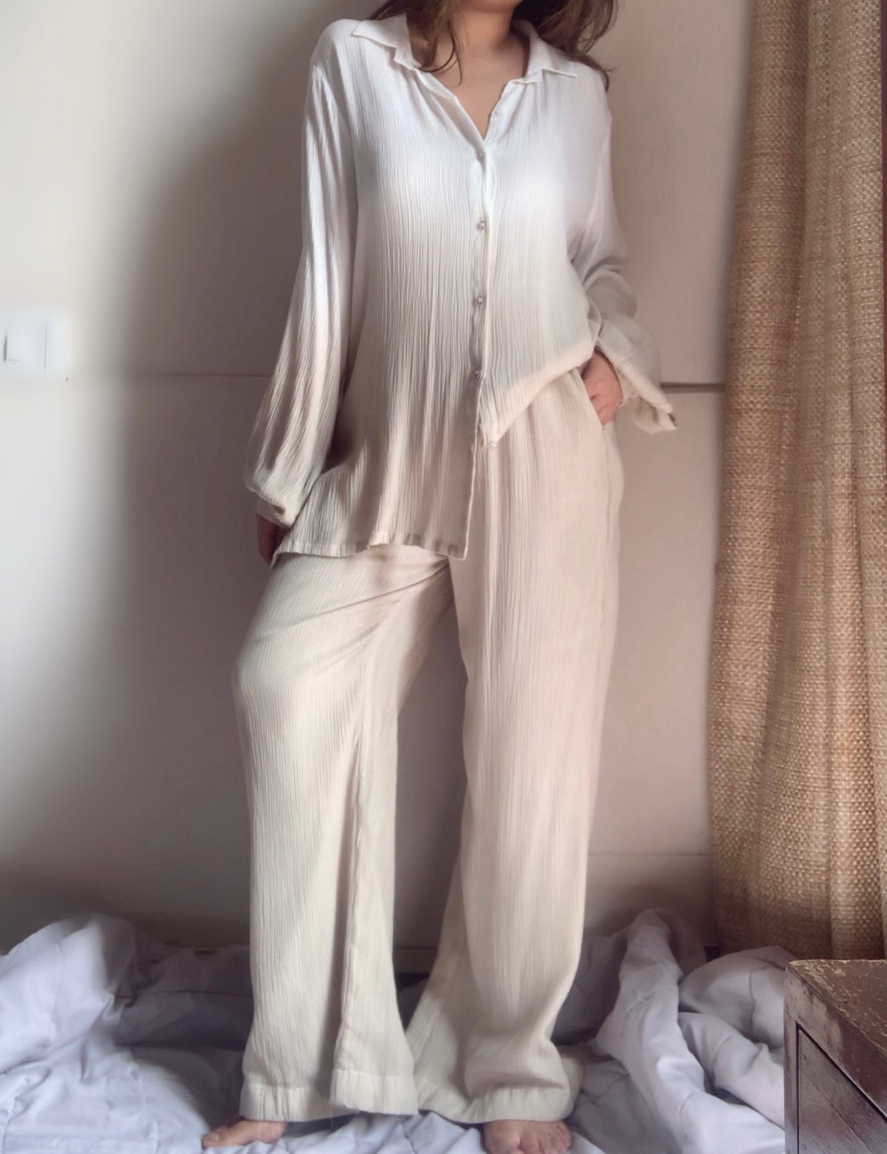 The Sand Set : White And Beige Ombré
