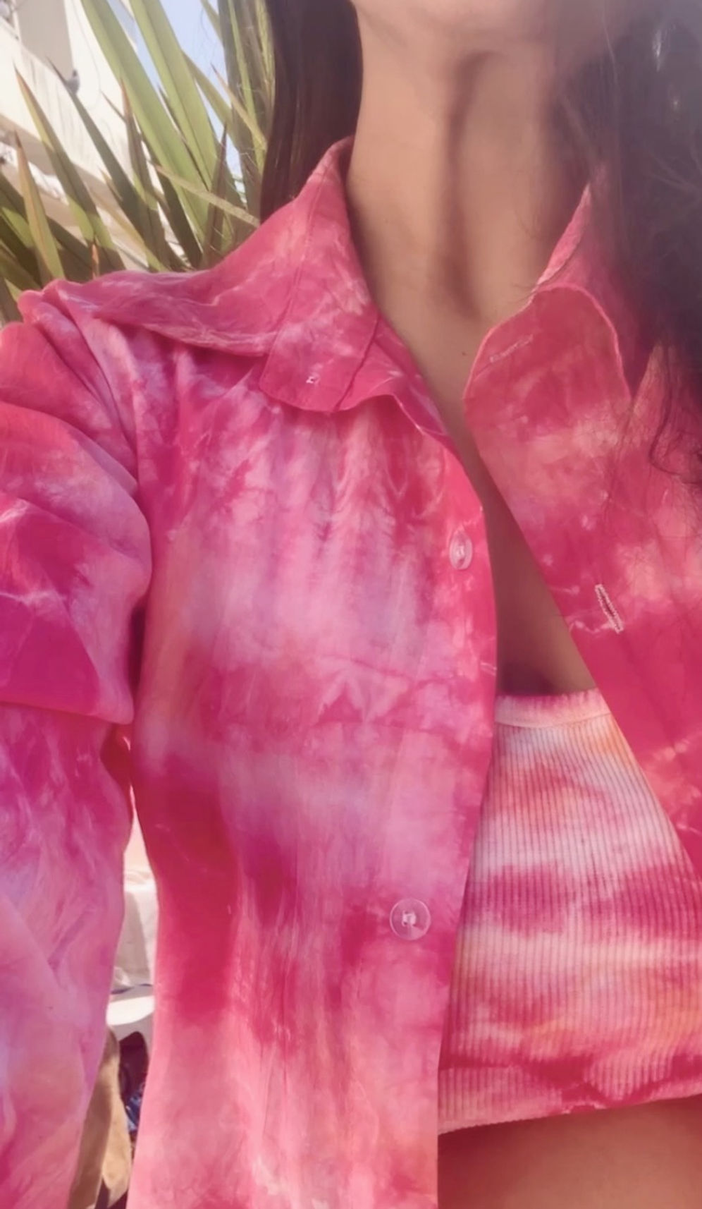 PINK DAWN SHIRT + BRALETTE
