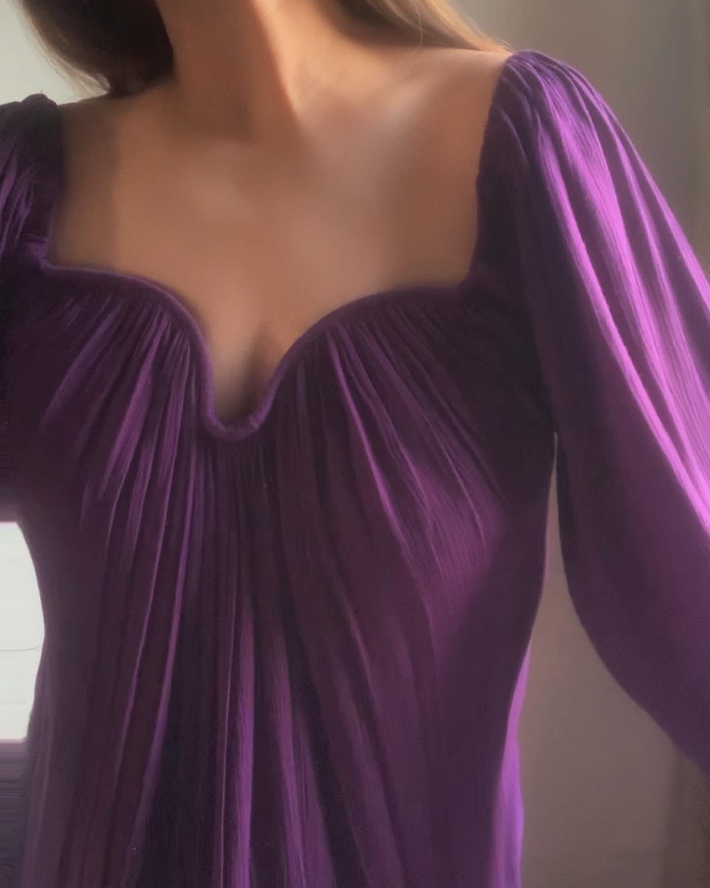 The Valentina Top : Purple