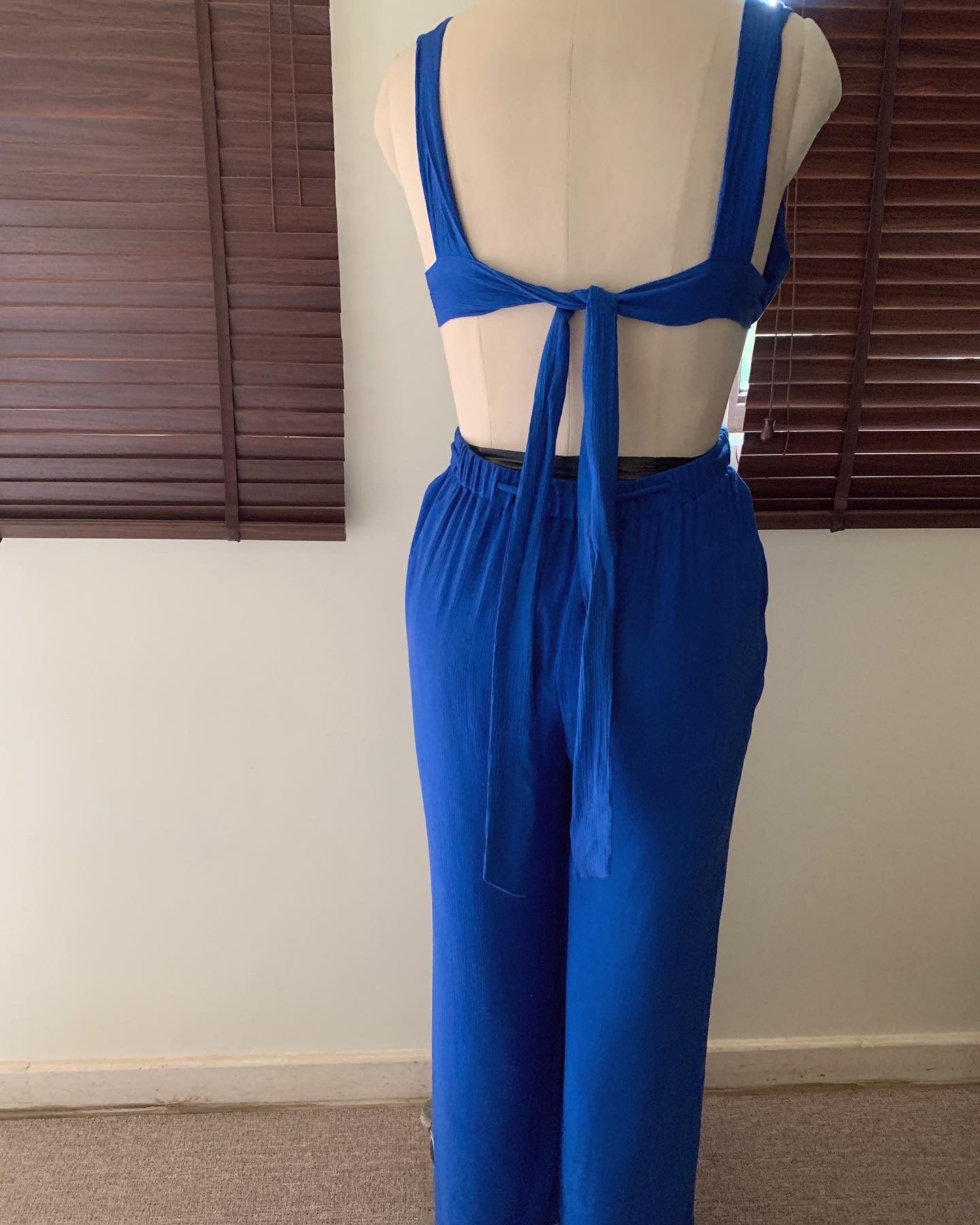The Sand Set + The Shell Bralette : Royal Blue