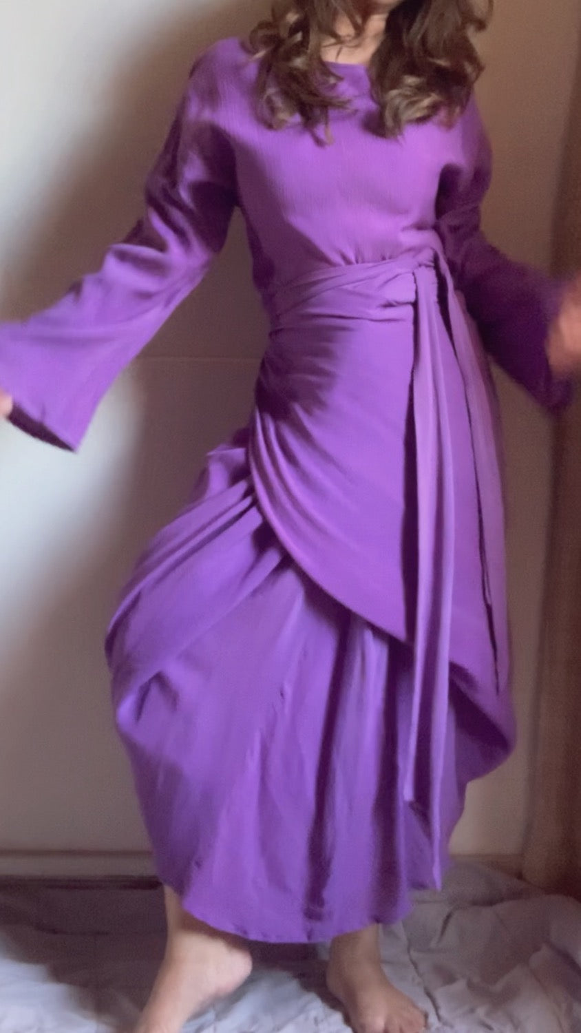 The True Tulip Dress : Dark Lavender