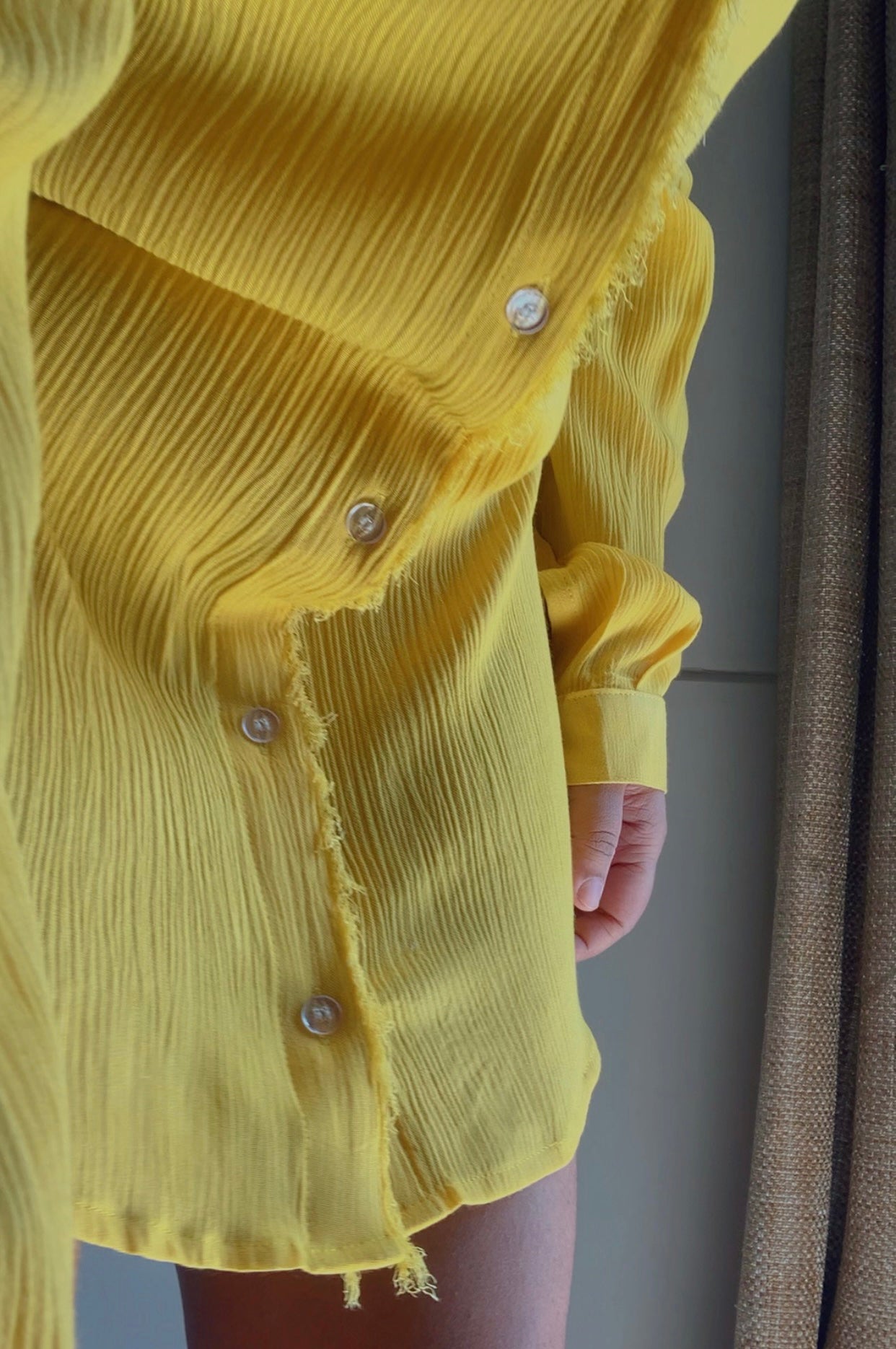 THE WAVELET SHIRT : Yellow