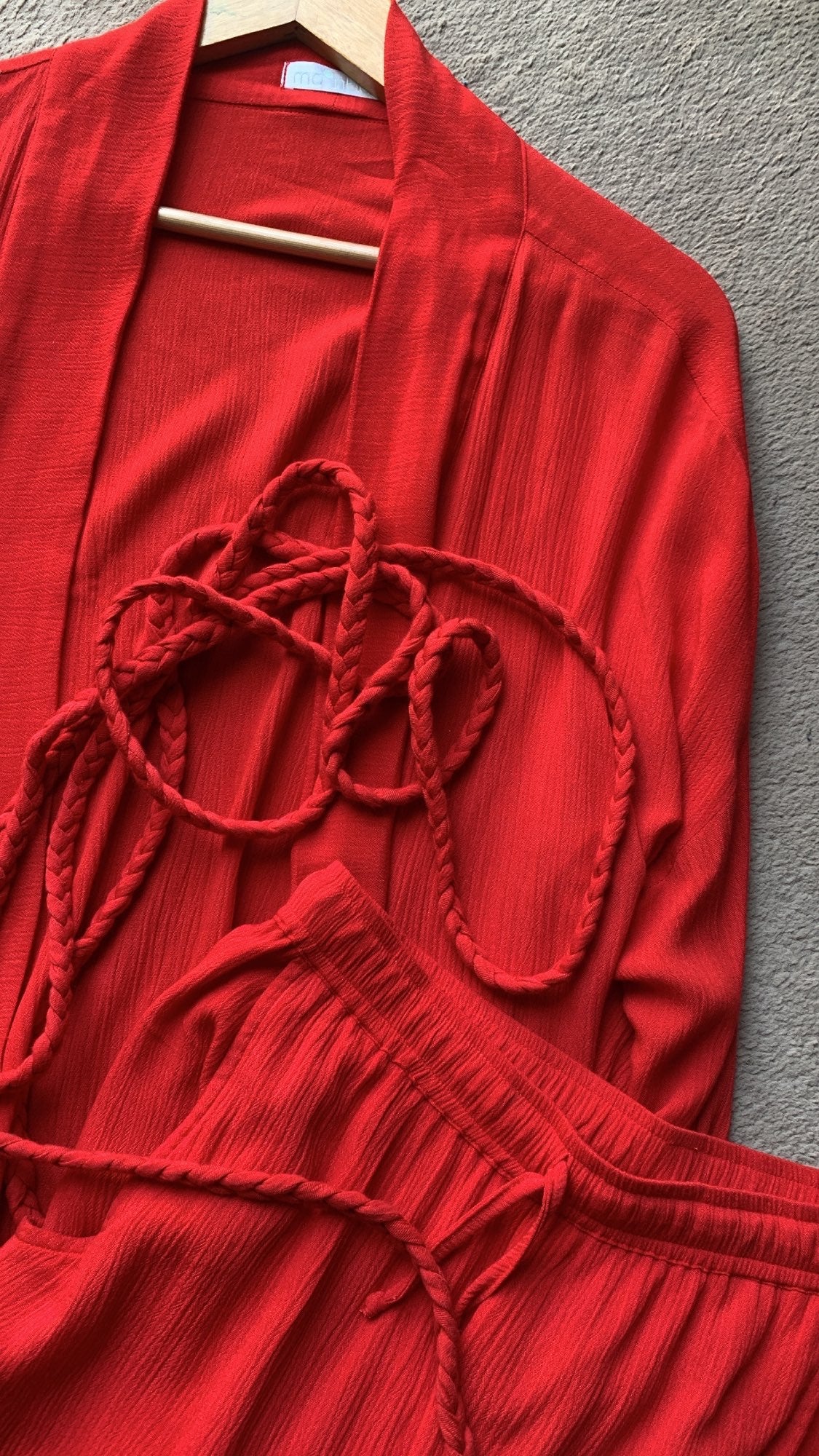 The Amber ( Braided ) : Red