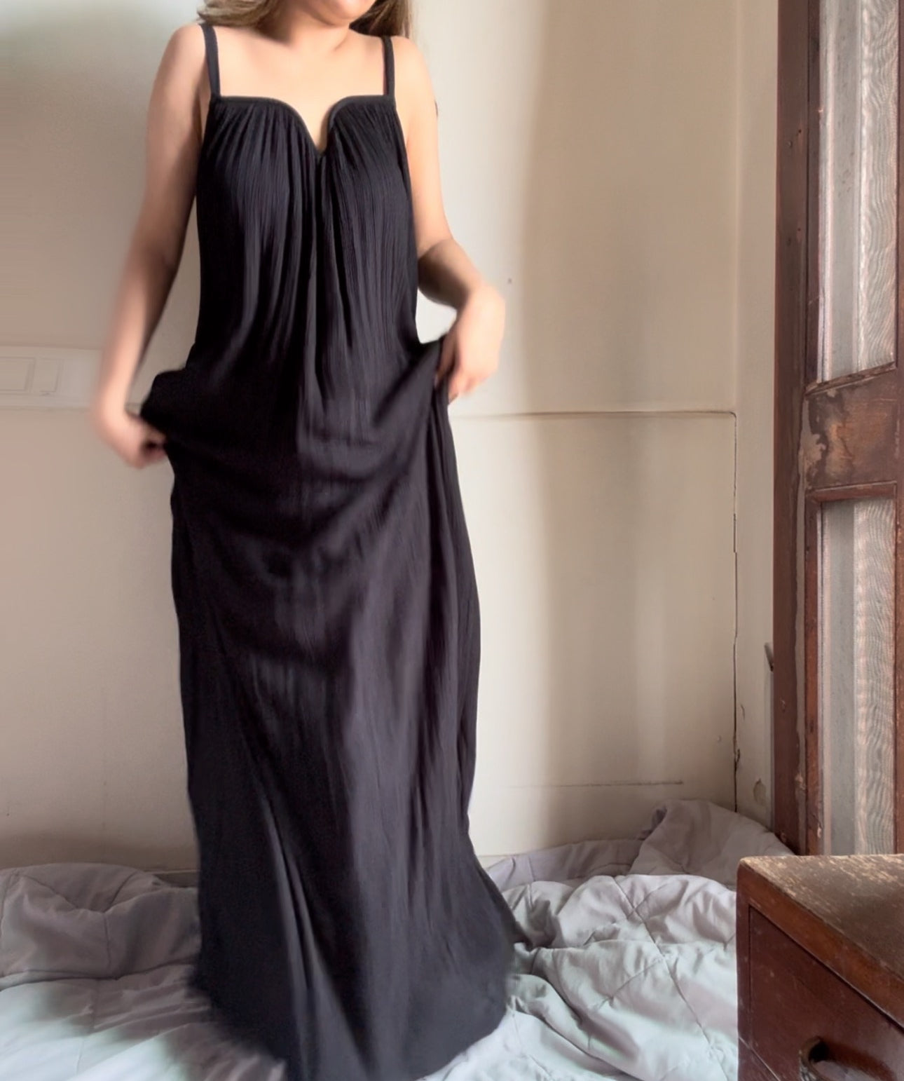 The Scallop Maxi :  Black