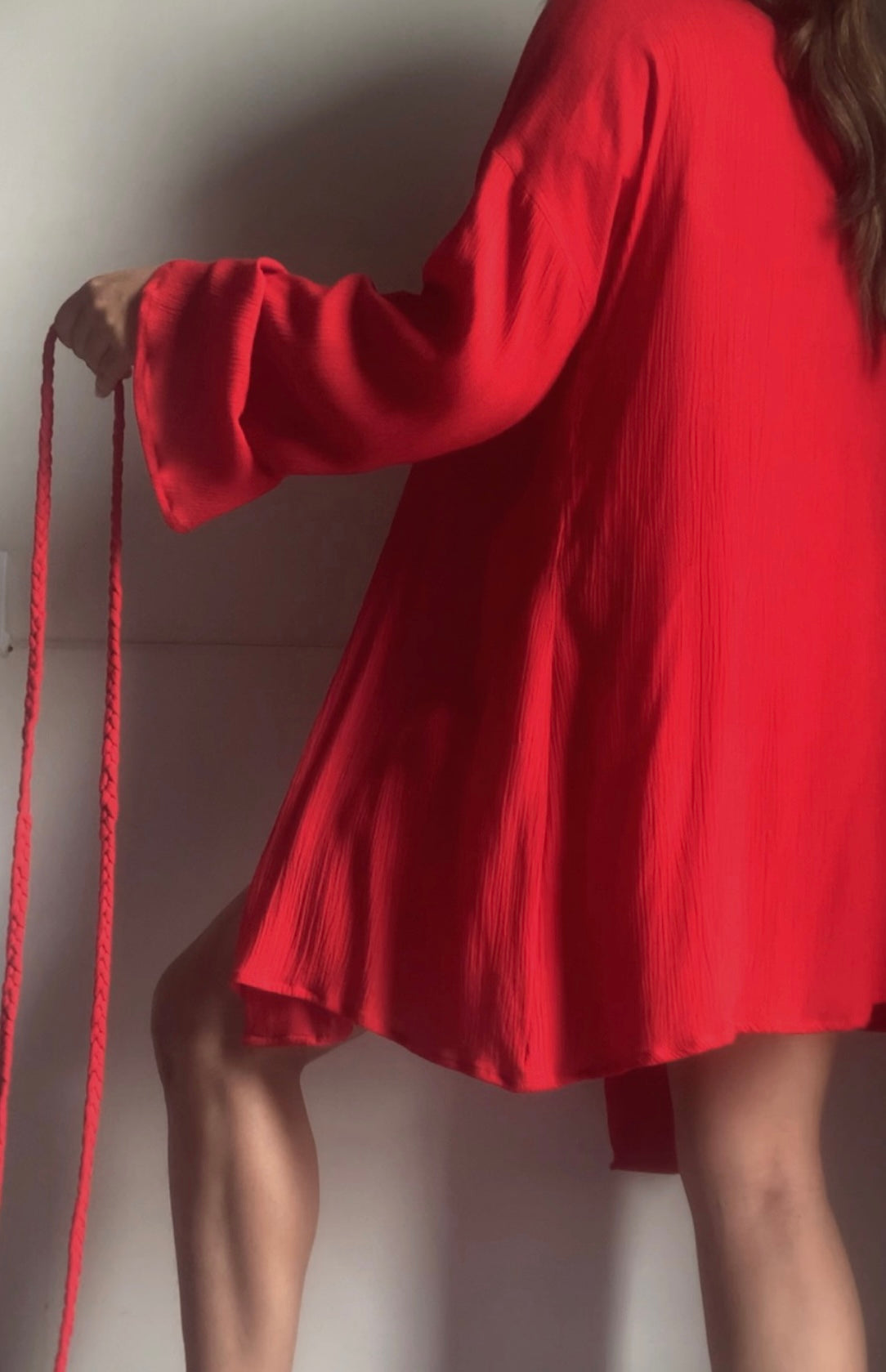 The Amber ( Braided ) : Red