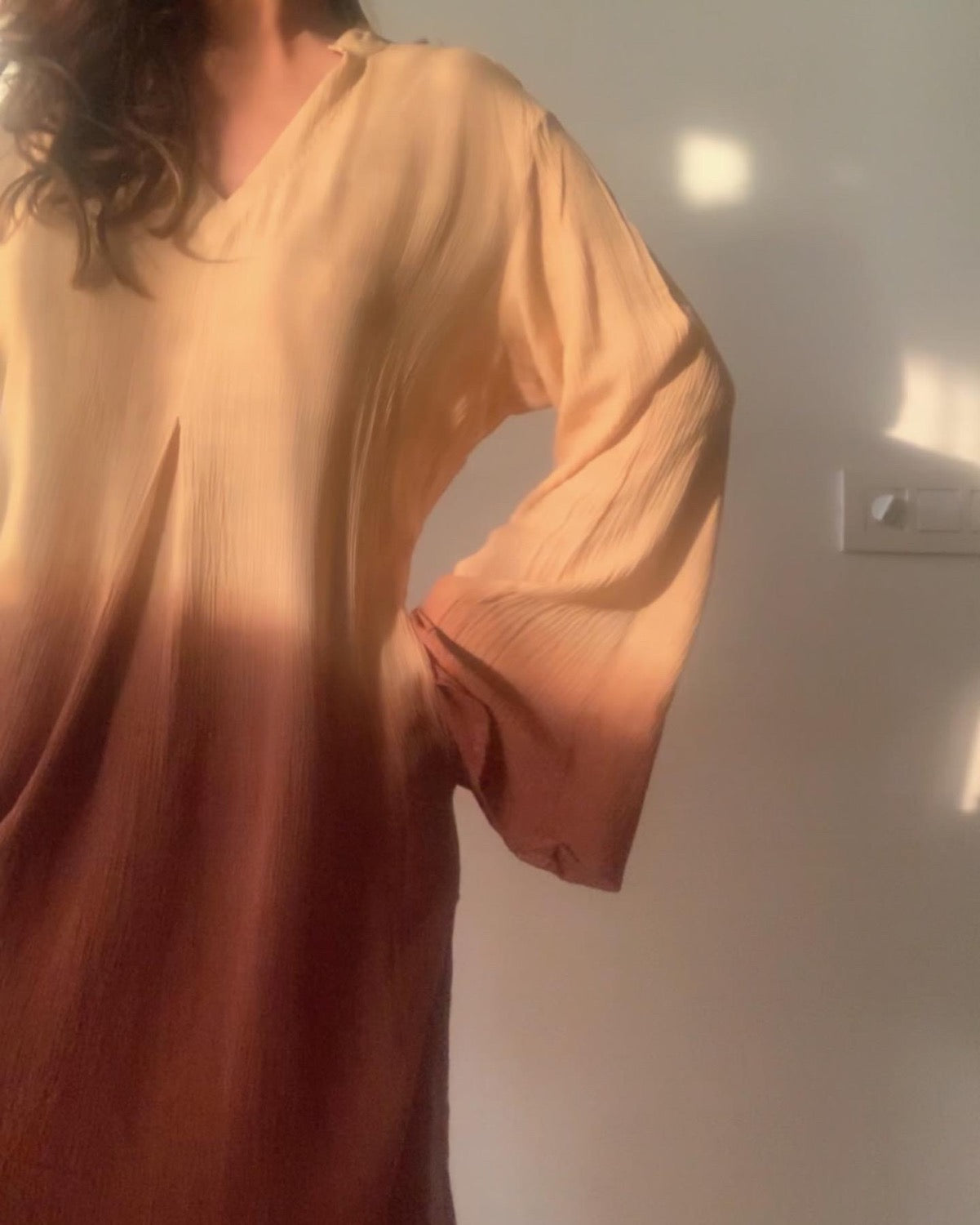 The Magna Mater : Beige And Brown Ombré