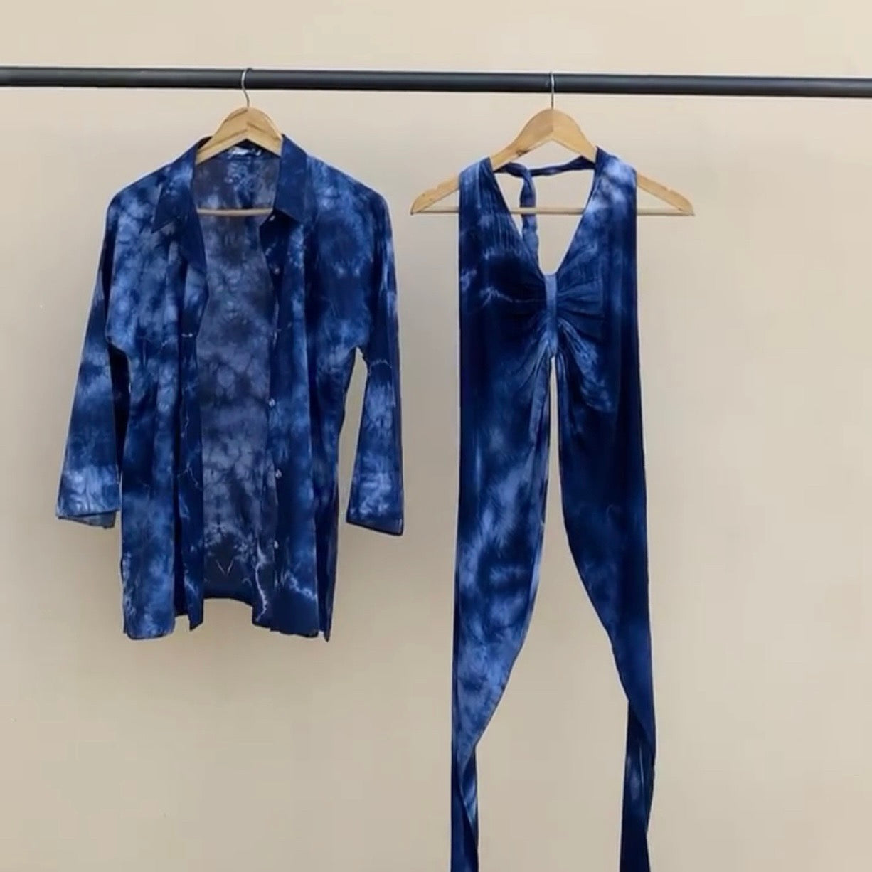 The Dark Seven Seas Shirt +  Tie Bralette ( whitsunday style)