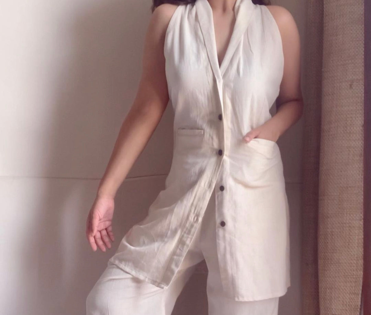 The Asteria  Top : White