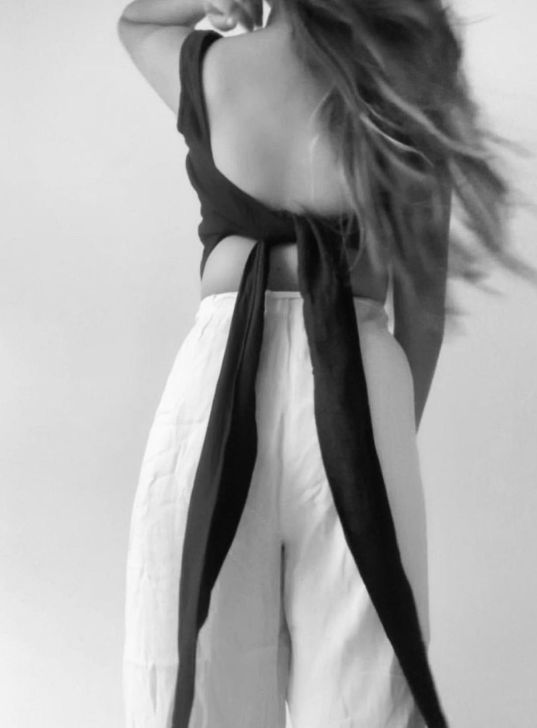 SCARF TOP + POSEIDON PANTS : Orange