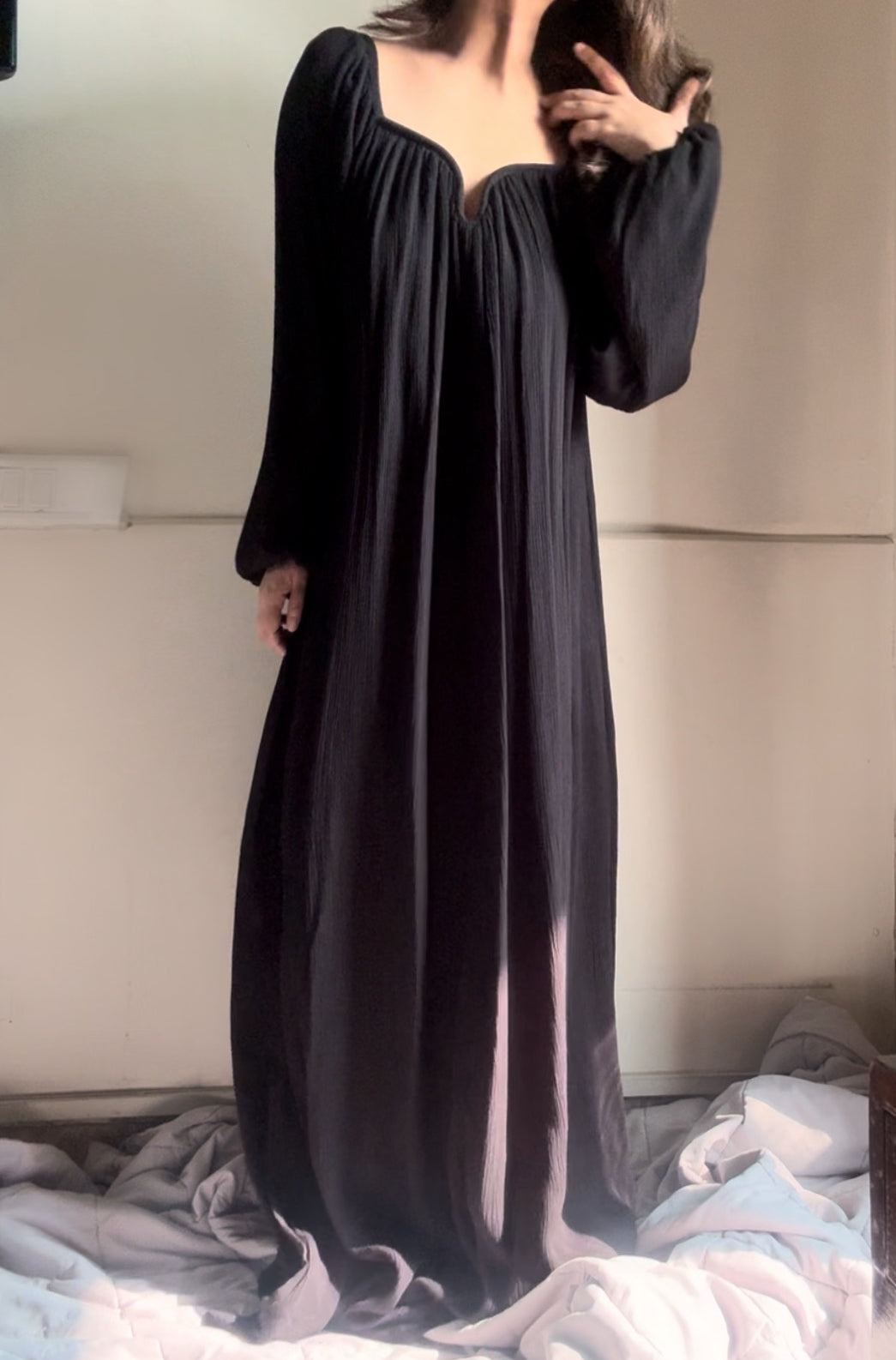 The Valentina Maxi : Black