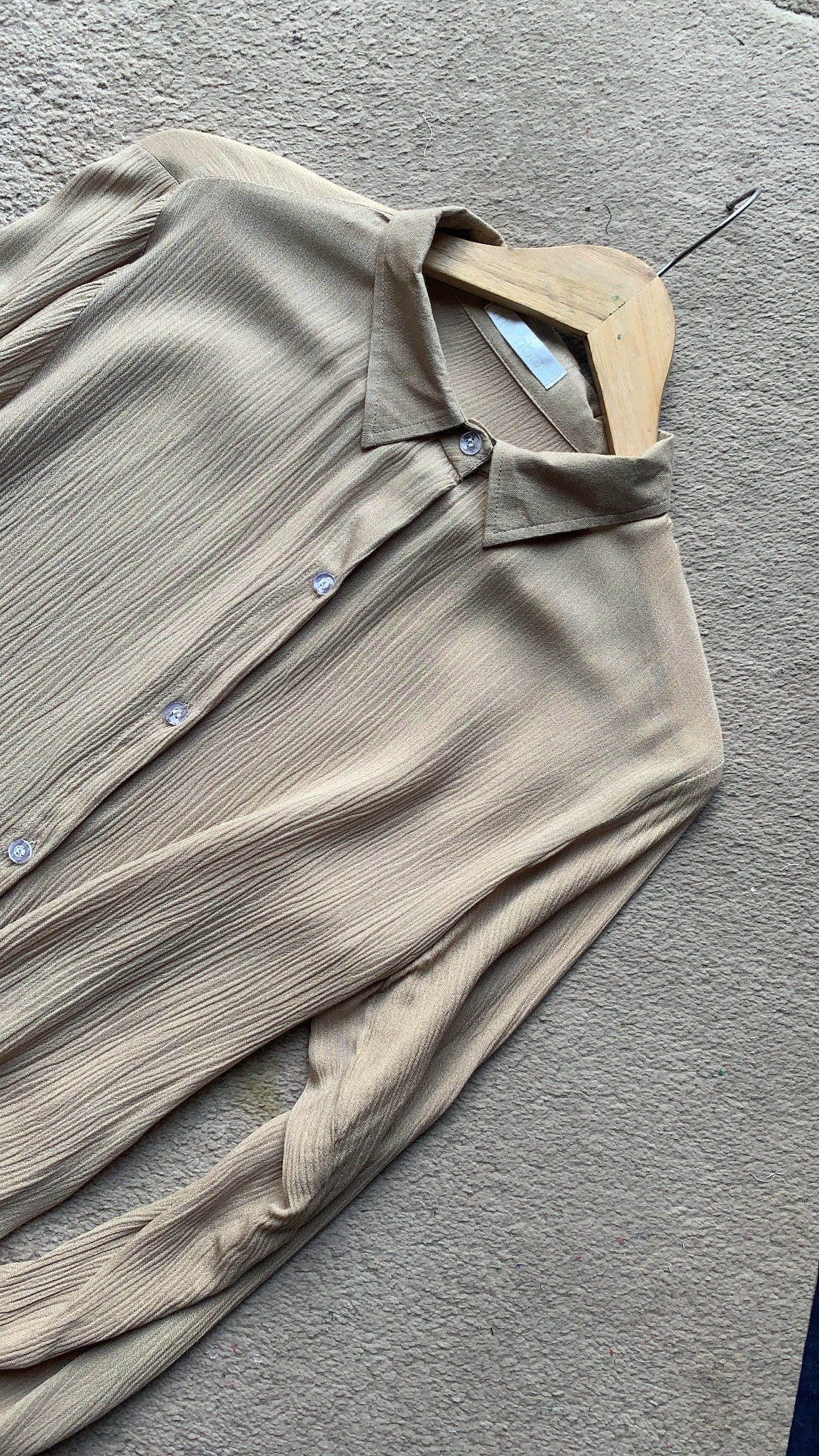 THE SAND SHIRT : Dark Beige