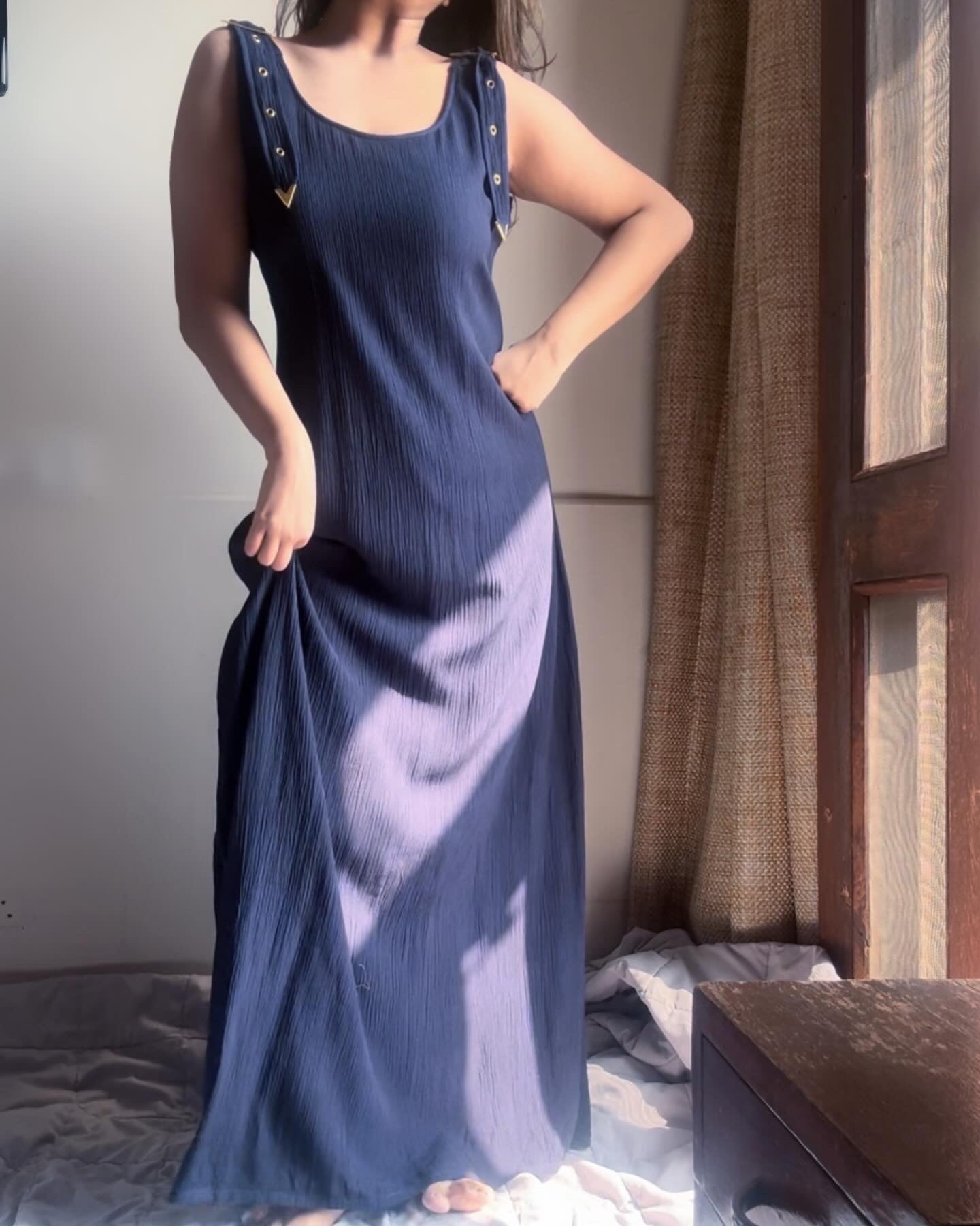 The Harlow Maxi : Dark Blue