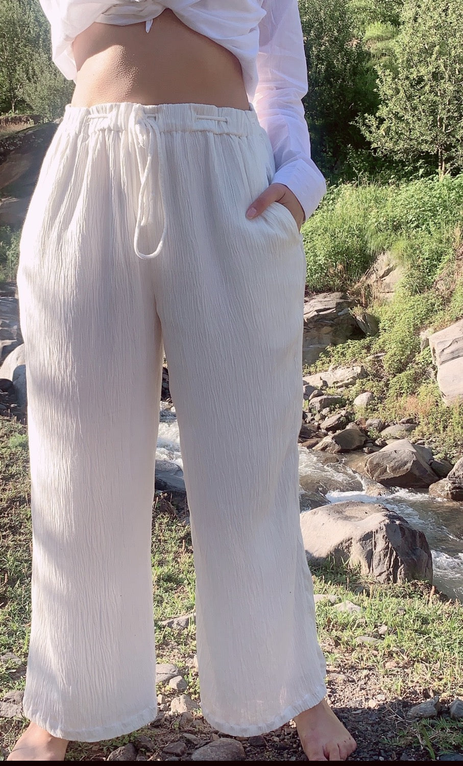THE BANDED TULIP PANTS