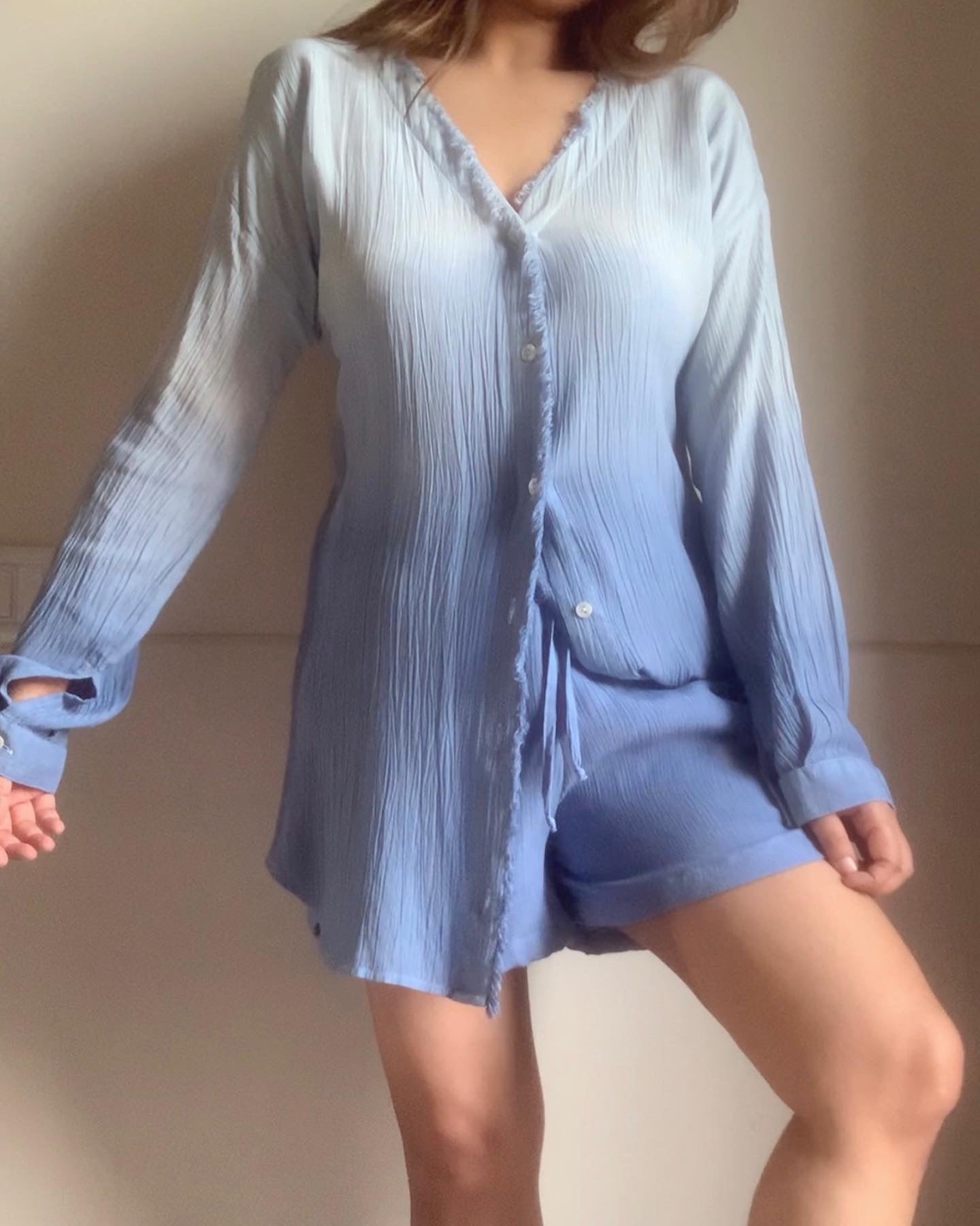The Wavelet Shorts Set : Blue Ombré