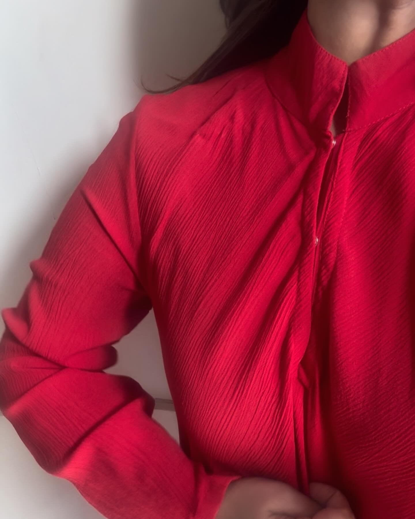 The Cora Set With Sleeves : Red