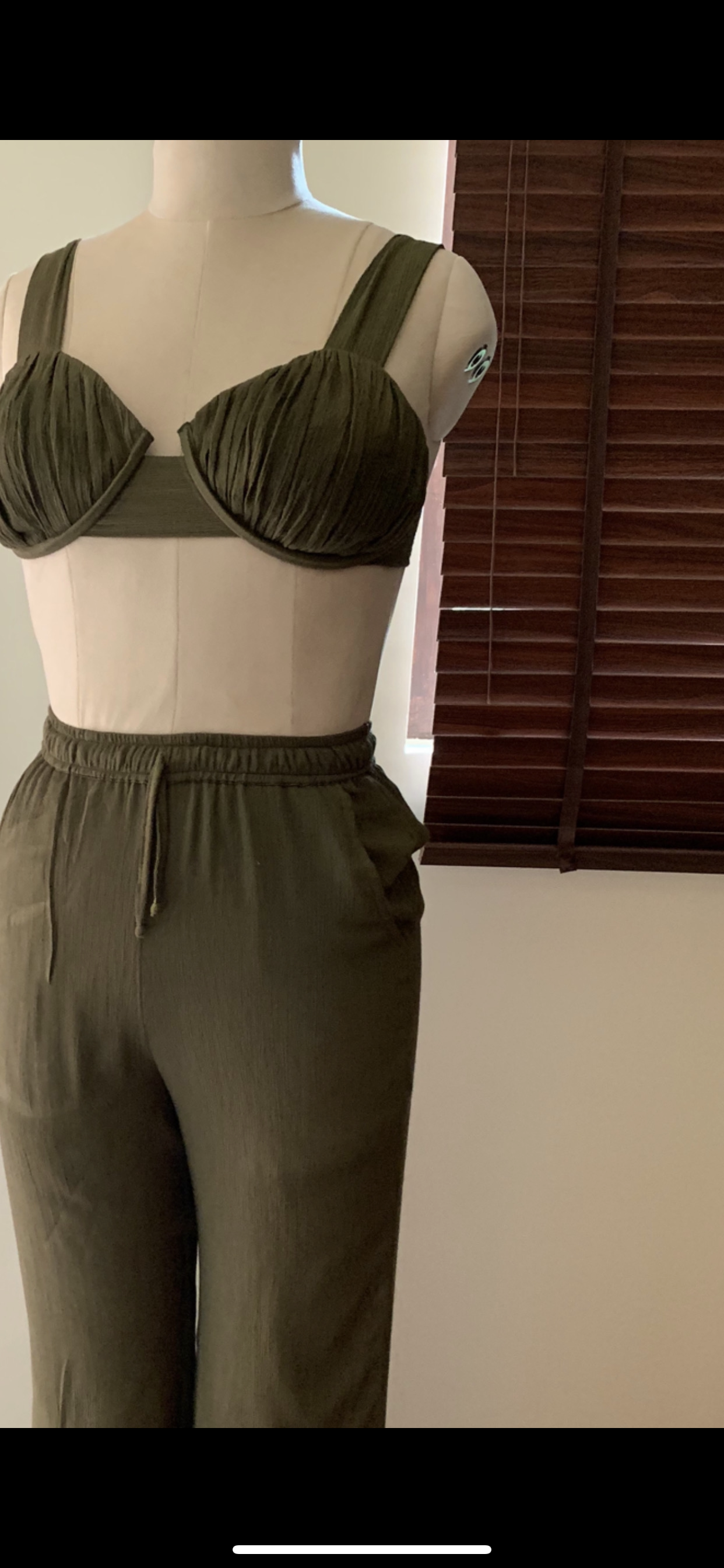 The Sand Set + The Shell Bralette : Olive Ombre