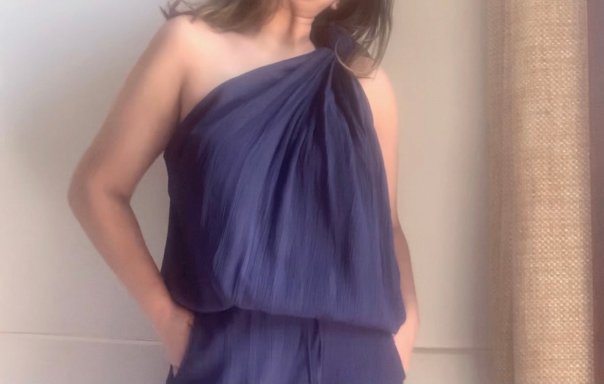 THE MAGMA Top : Dark Blue