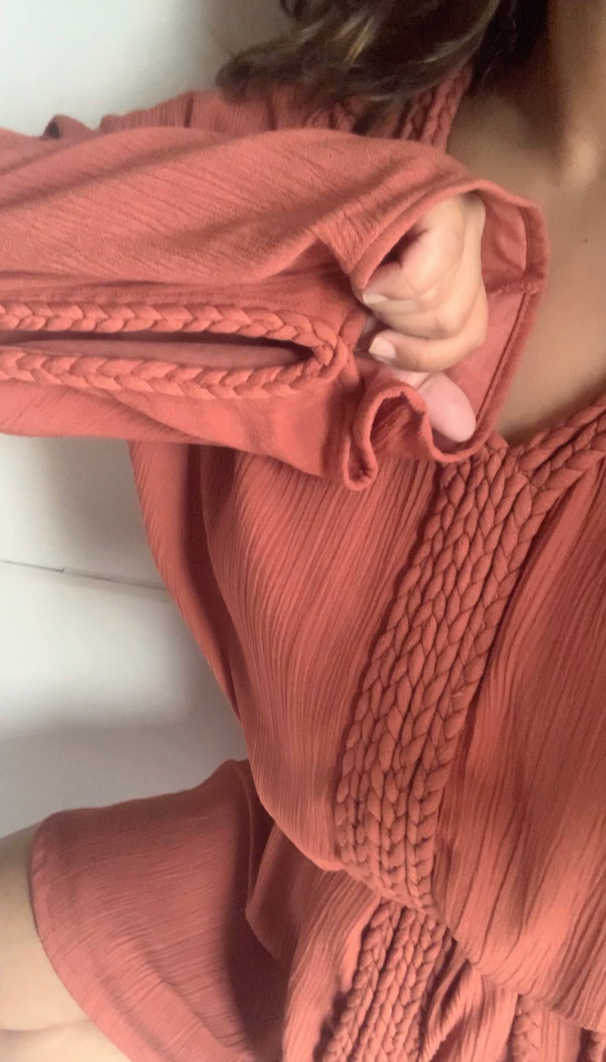 The Hestia Dress : Brick Orange