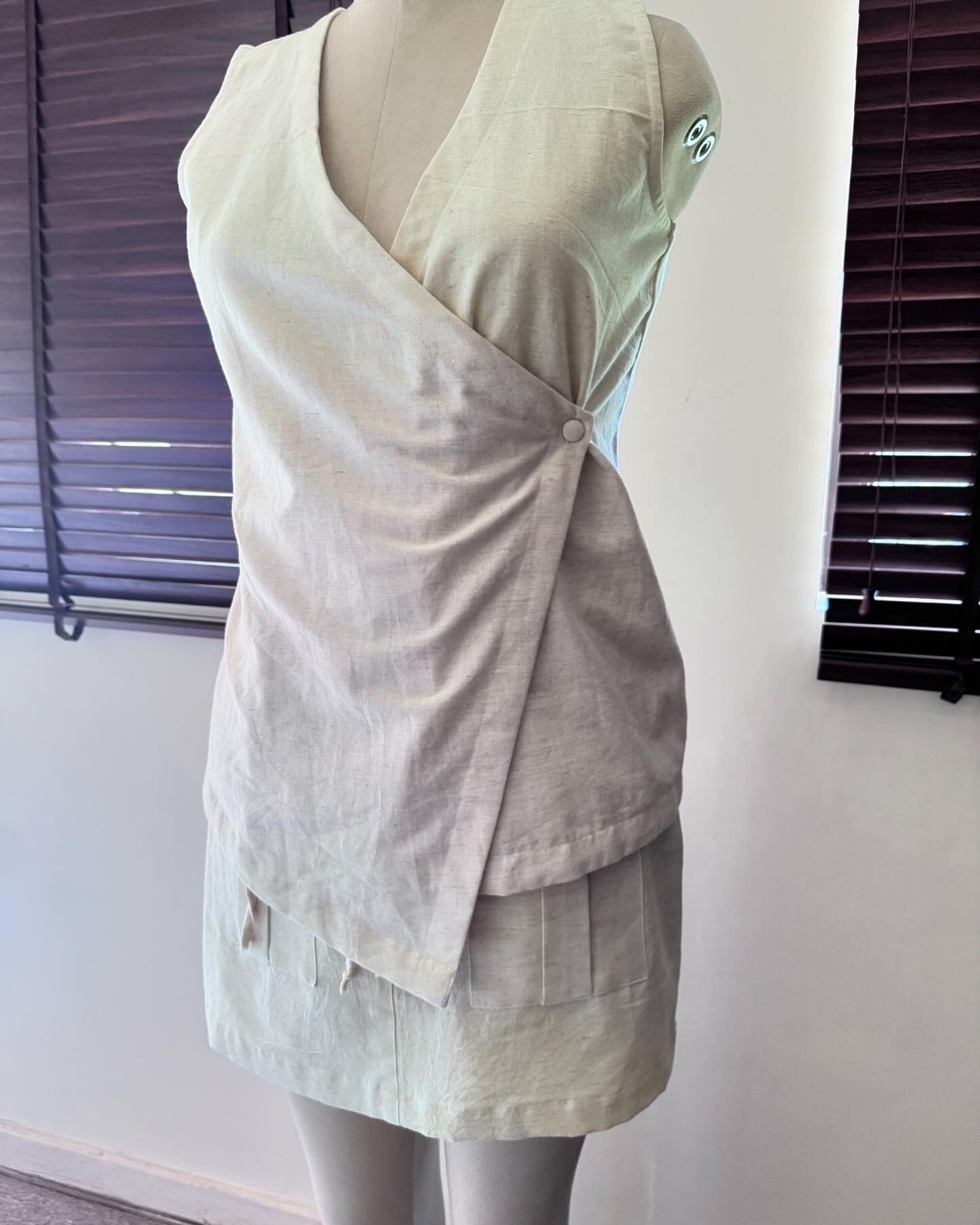 The Solar Skirt Set : Off White
