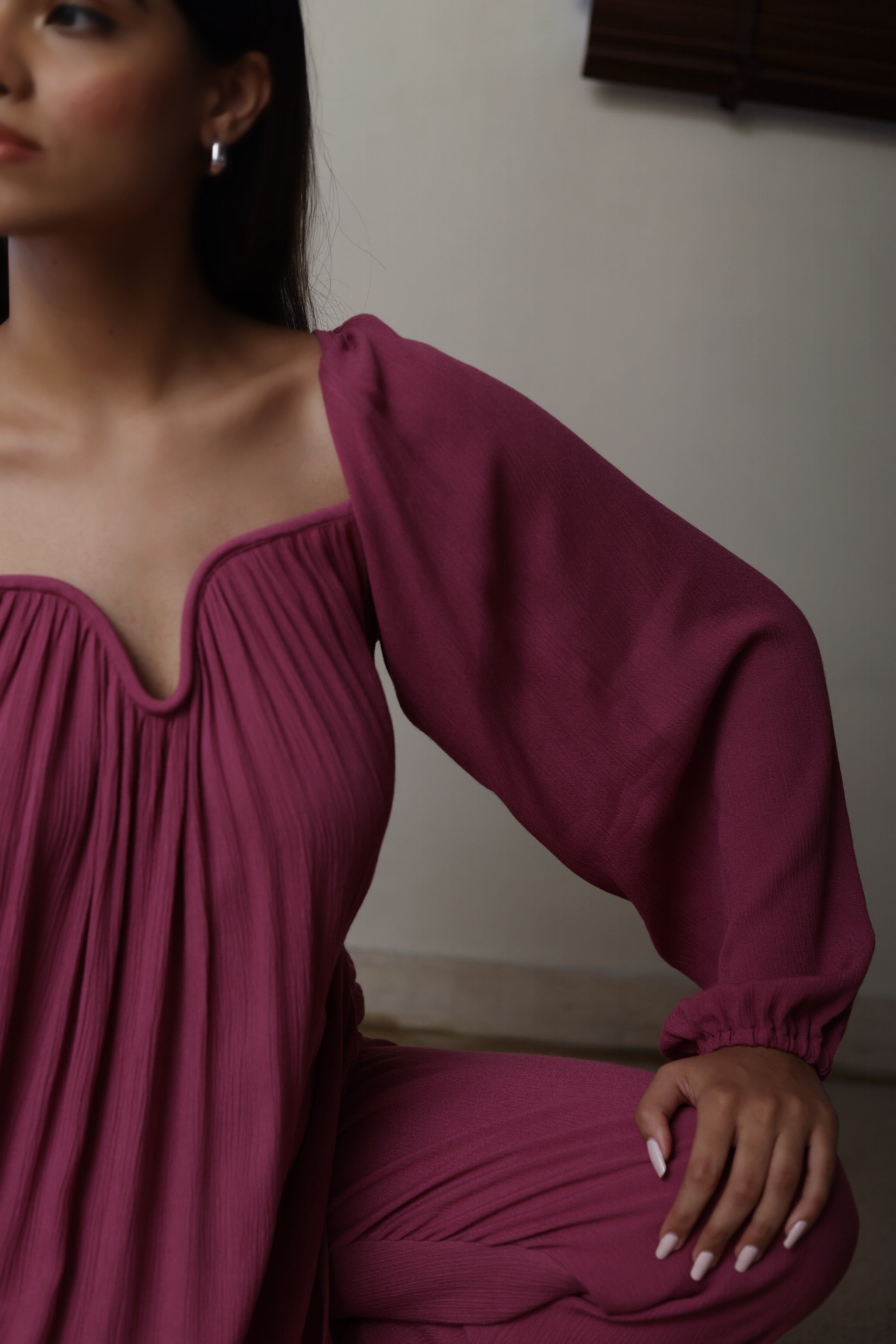 The Valentina Kurta Set  : Mauve