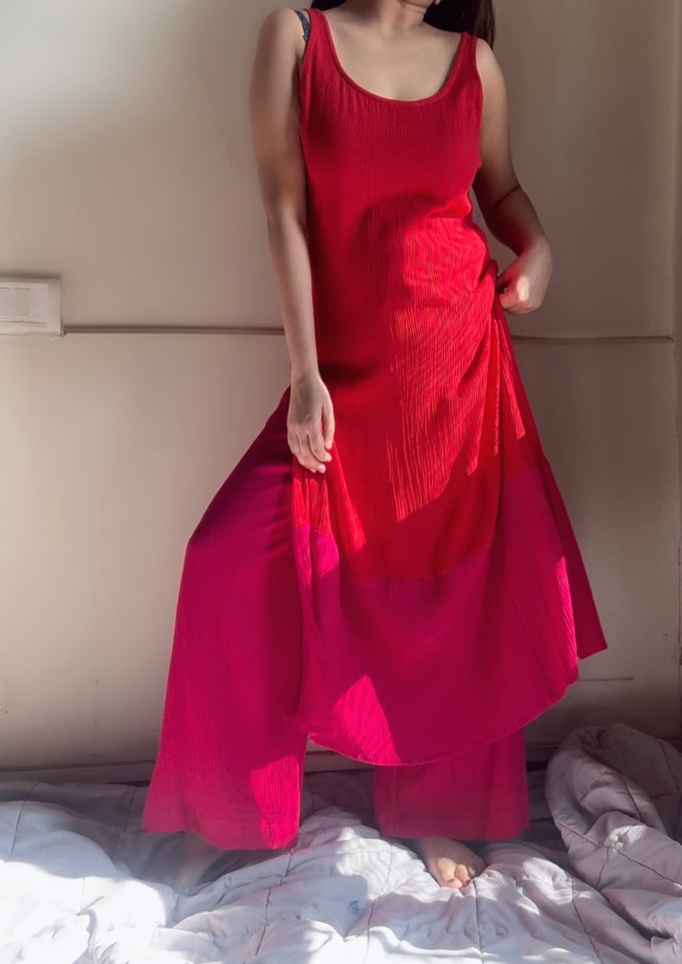 The Scarlet Lagoon :  Red And Fuchsia