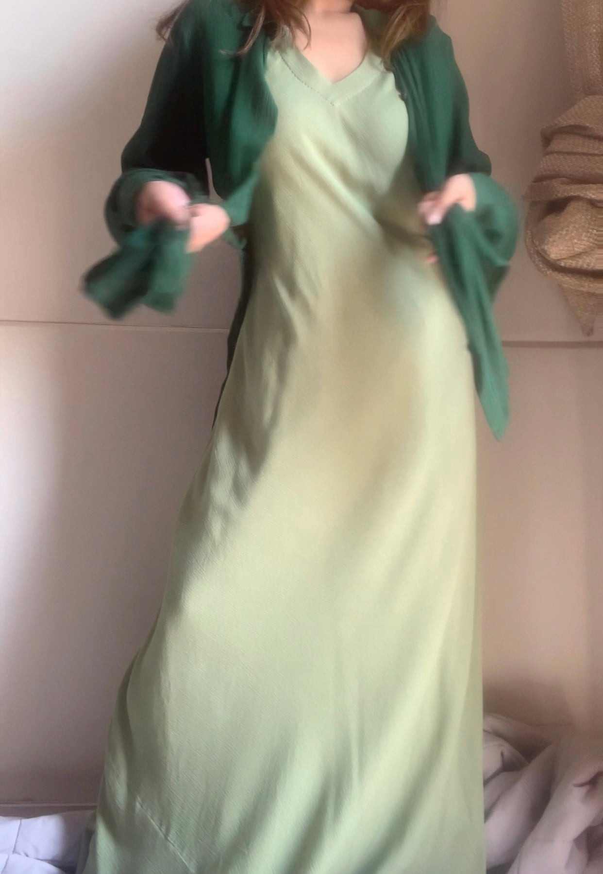 THE POLLY : Forest Green & Sage Green