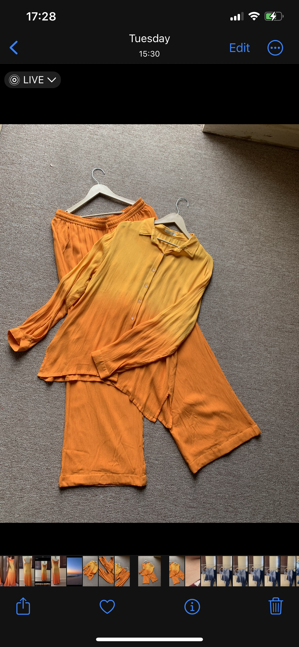 The Sand Set : Yellow And Orange Ombré