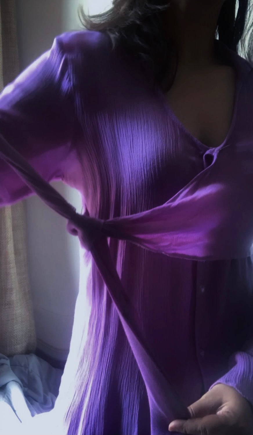 THALASSIC TOP : Dark Lavender