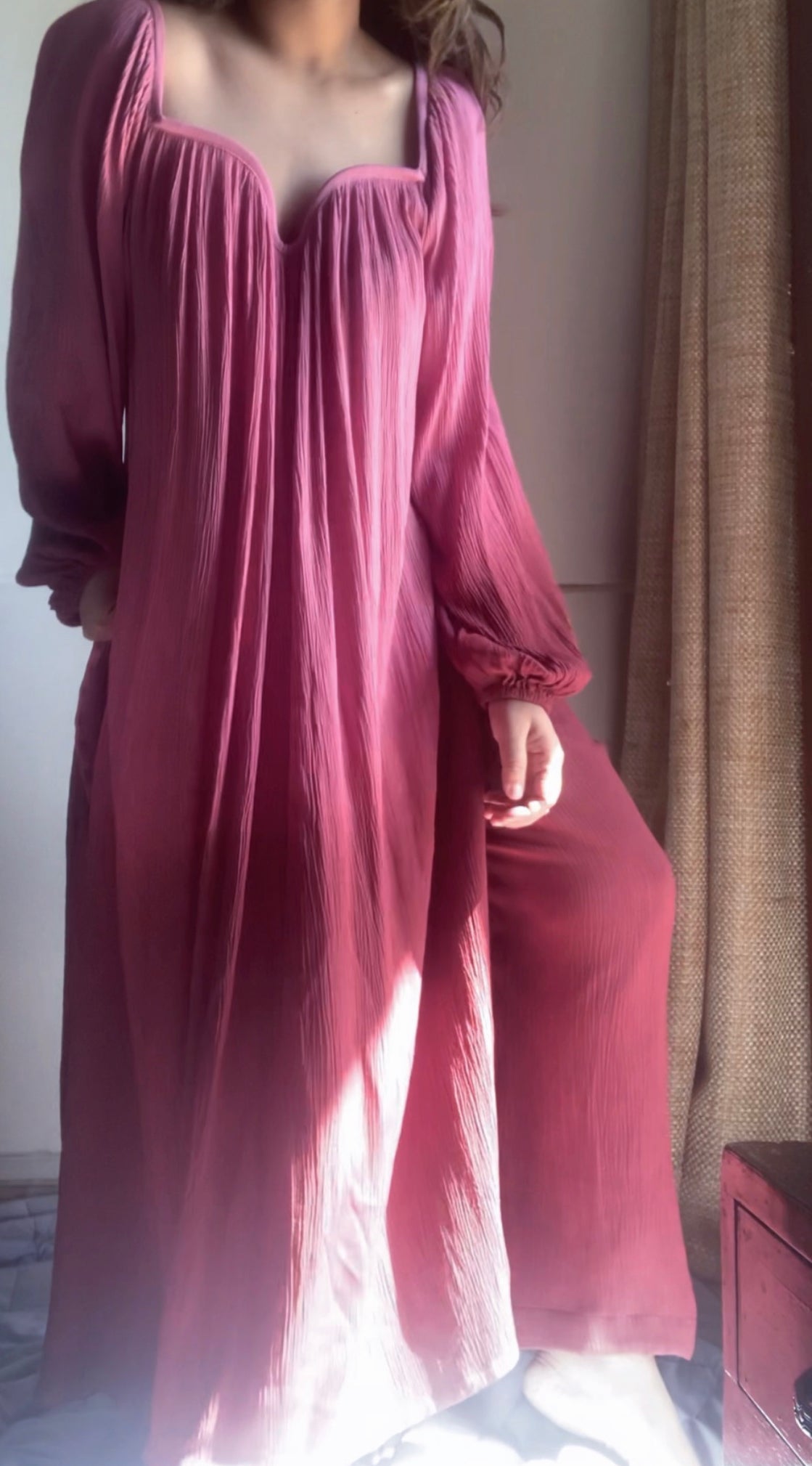 The Valentina Festive Set :  Pink And Brown Ombré