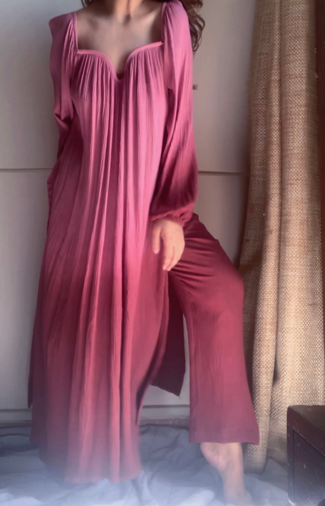 The Valentina Festive Set :  Pink And Brown Ombré