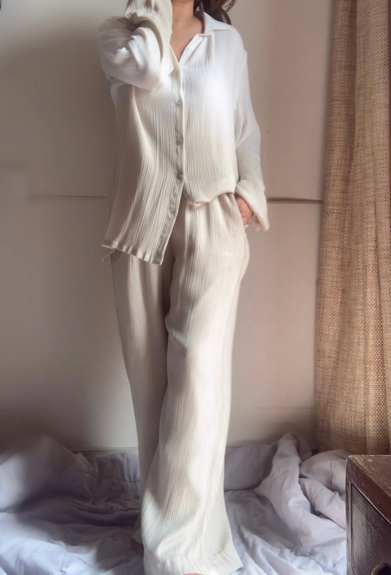 The Sand Set : White And Beige Ombré